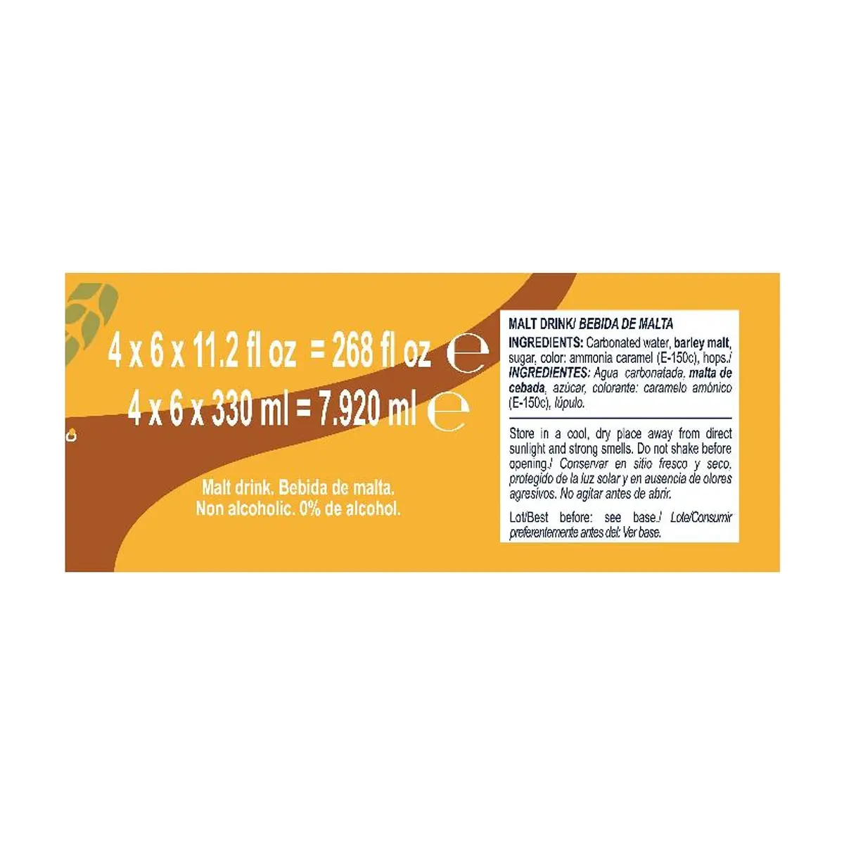Caja de malta YEYA (24 x 330 ml) - Thumbnail 3