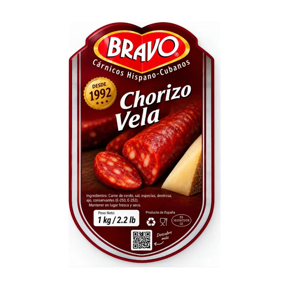 Chorizo vela Bravo (1 kg / 2.2 lb) - Thumbnail 2