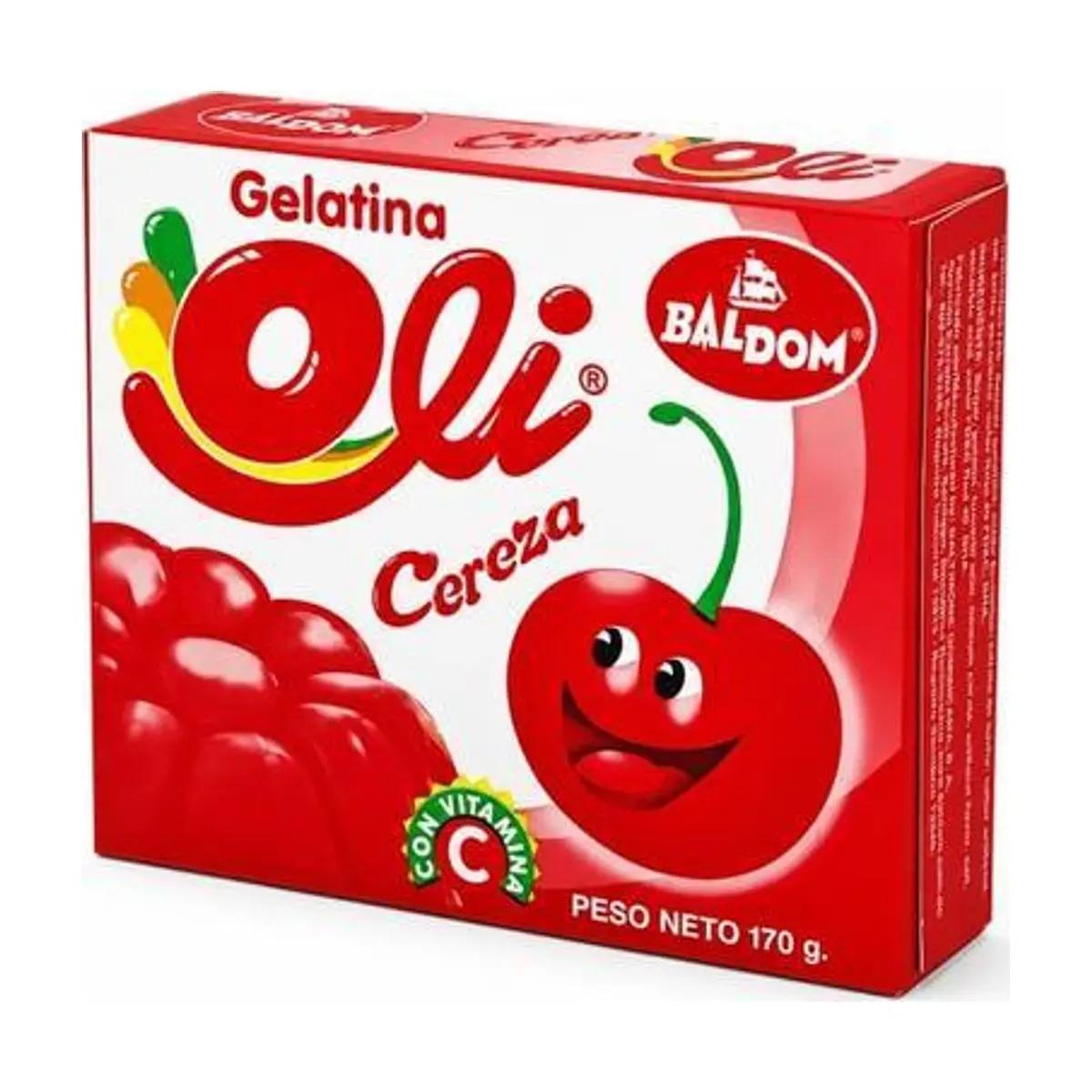 Gelatina de Cereza (170g) OLI - Imagen 1