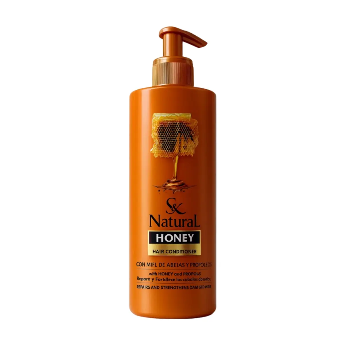 Acondicionador con miel de abejas y propóleos Natural Honey S&C (400 ml) - Miniatura 1
