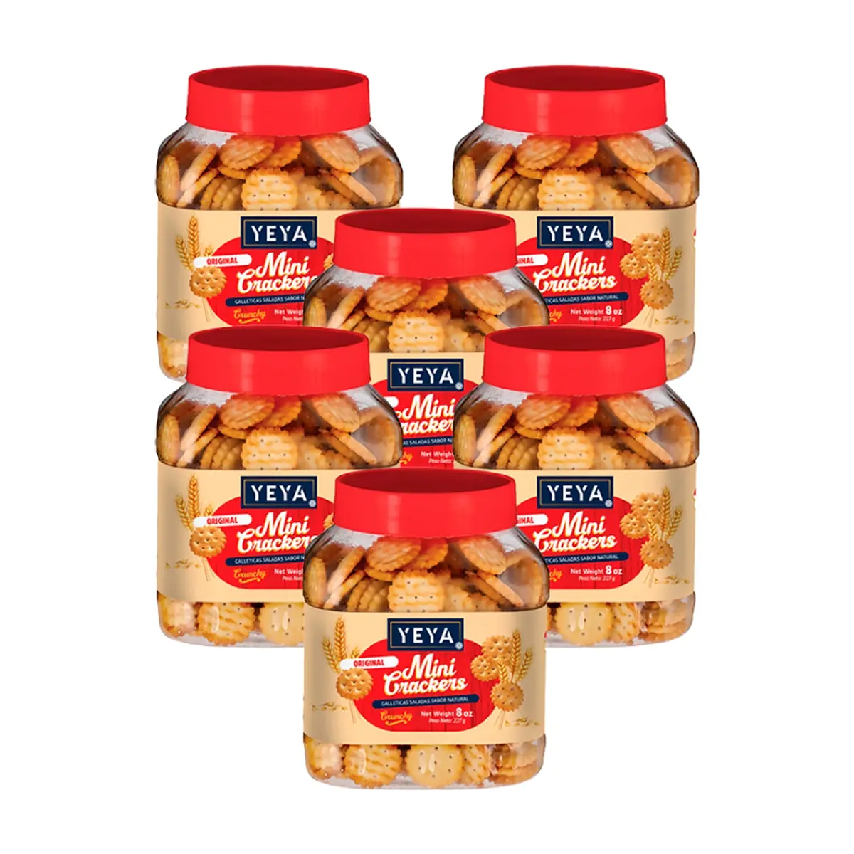 Galleticas saladas sabor original YEYA (6 x  227 g) - Miniatura 1