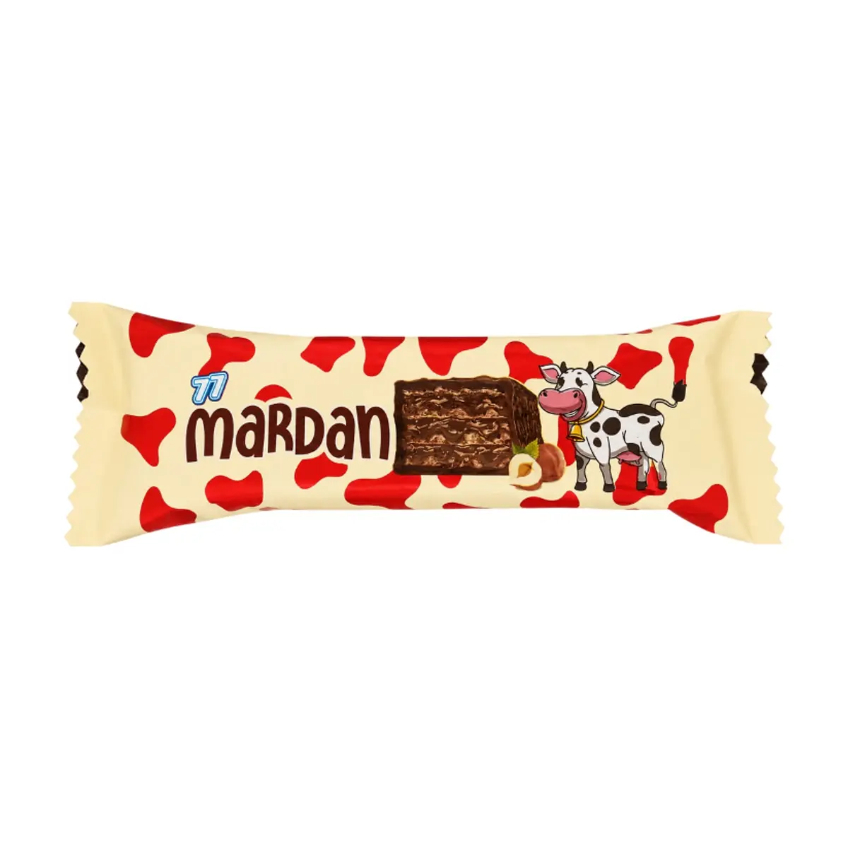 Obleas cubiertas de chocolate con relleno de avellana Mardan (30 g / 1.05 oz)