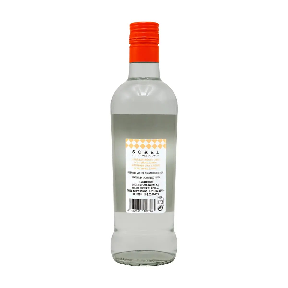 Licor de melocotón 16 % vol Sorel (700 ml) - Thumbnail 2