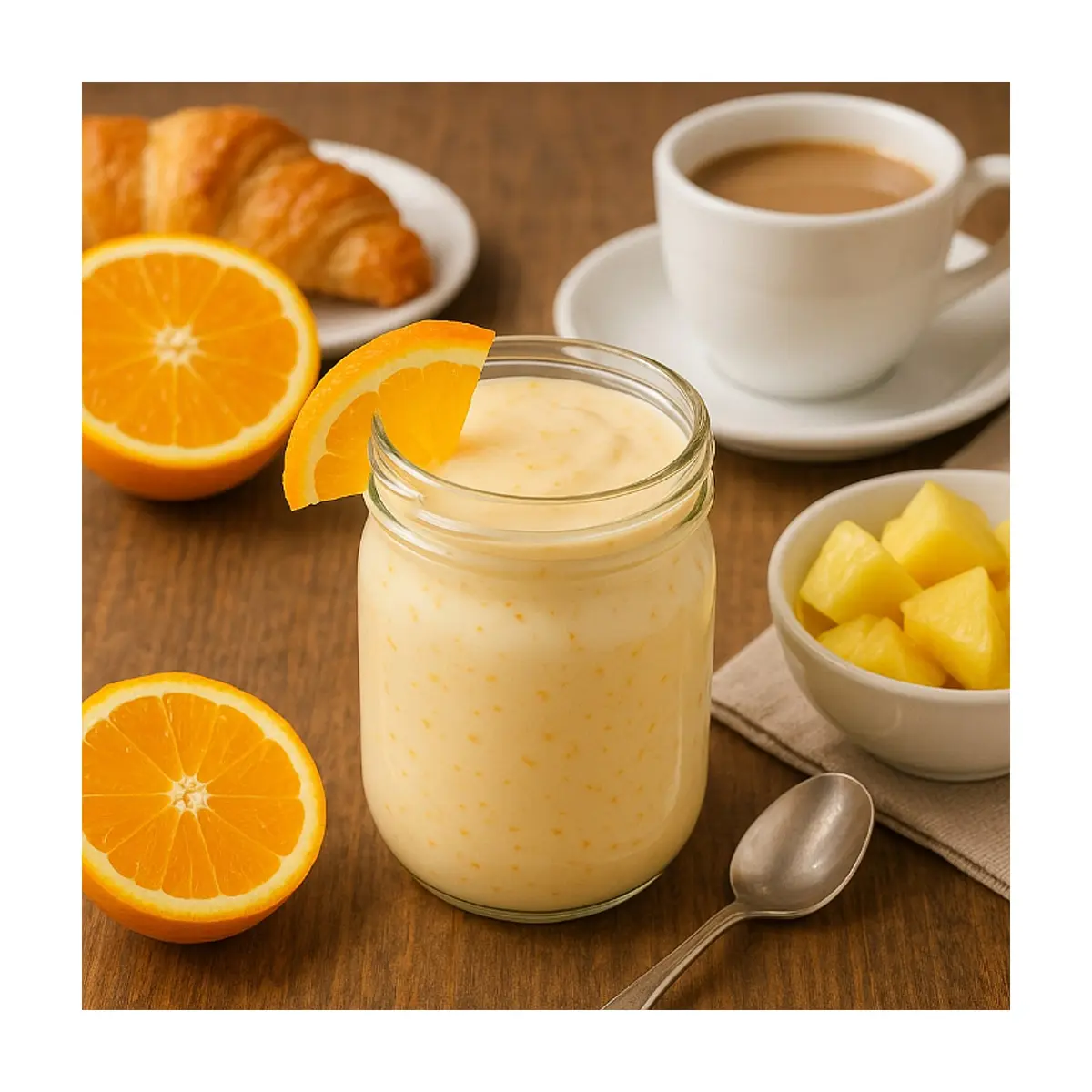 Yogurt probiótico de coágulo sabor naranja piña Alask (1 L) - Miniatura 3
