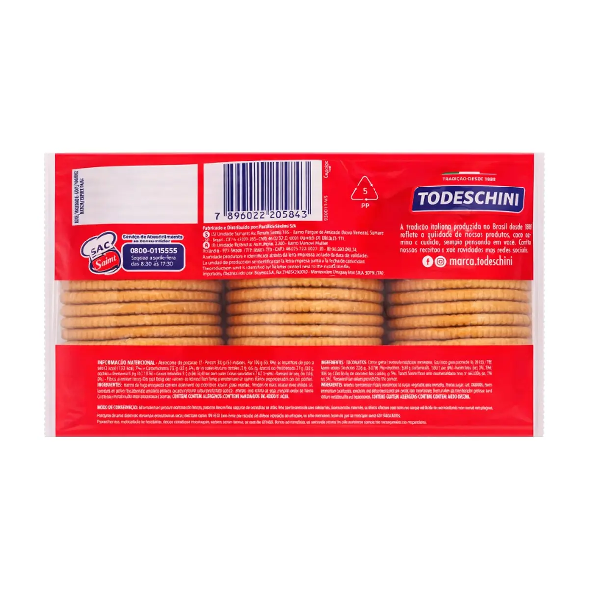 Galletas María Todeschini (360 g / 12.7 oz) - Miniatura 2