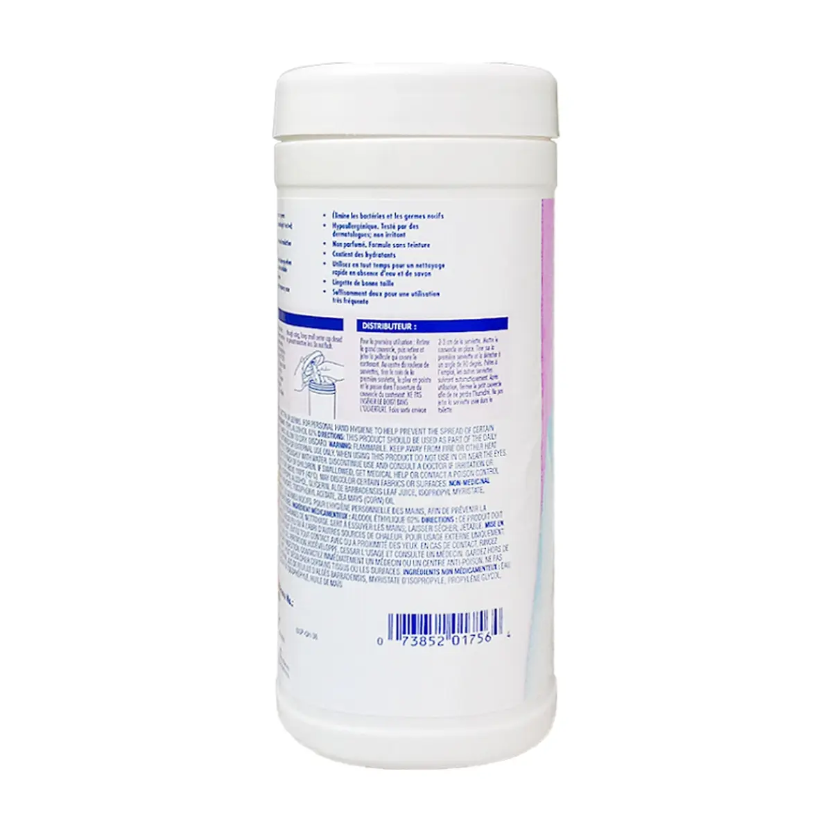 Toallitas desinfectantes de manos con alcohol Purell (3 x 80 U) - Thumbnail 3