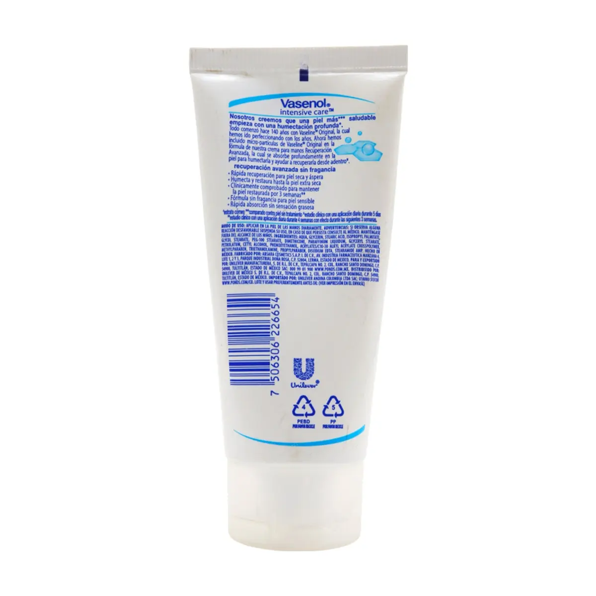 Crema para manos sin fragancia Vasenol (75 ml) - Thumbnail 3