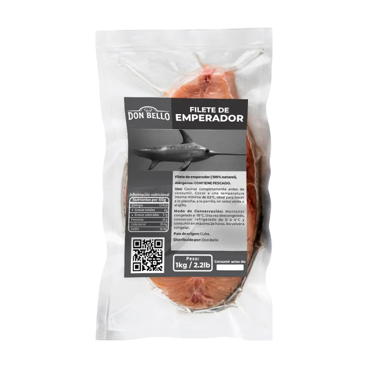 Filete de emperador Don Bello (1 kg / 2.2 lb) - Imagen 1
