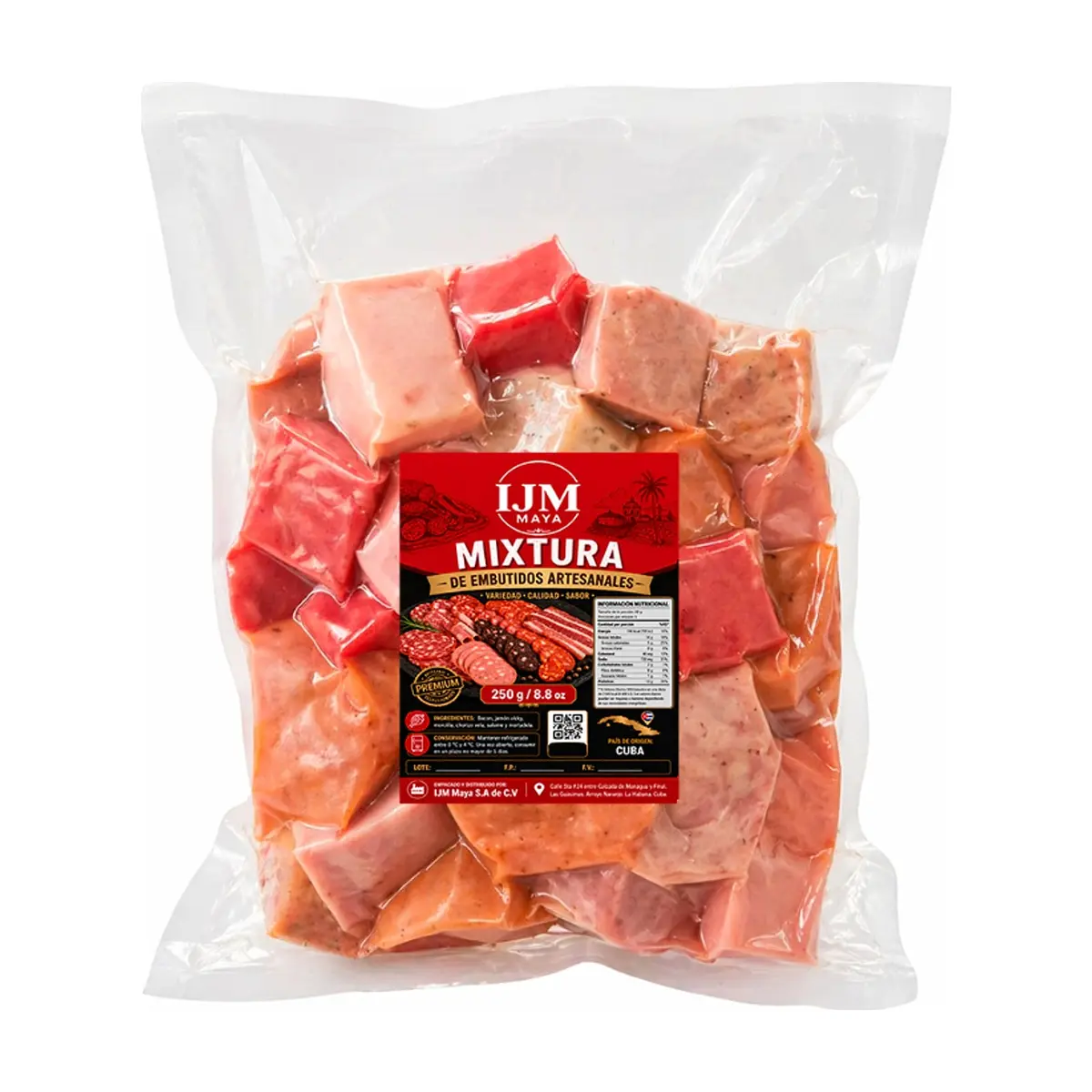 Mixtura de embutidos artesanales IJM Maya (250 g / 8.8 oz)