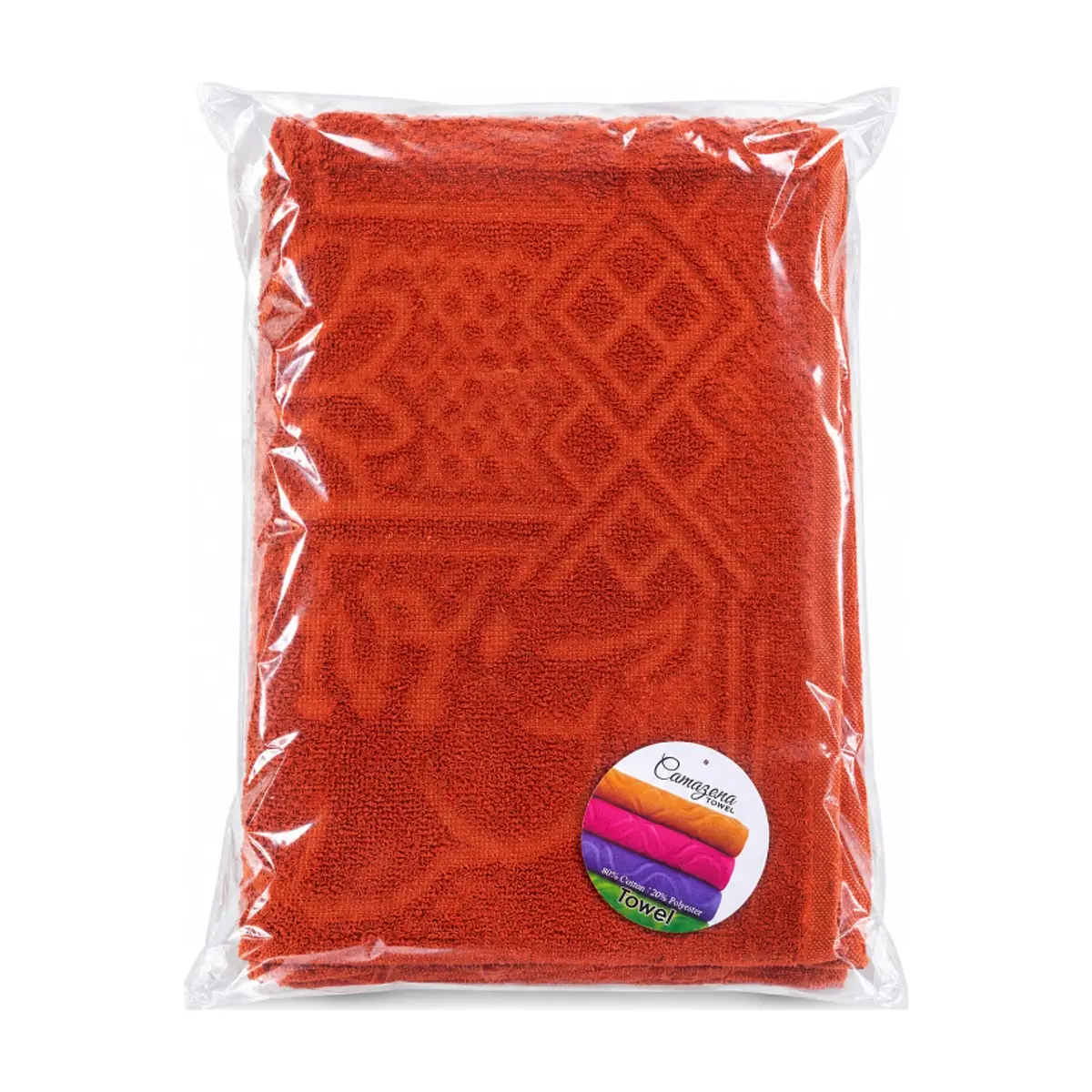 Toalla naranja 71.12 × 147.32 cm Camazona - Miniatura 2