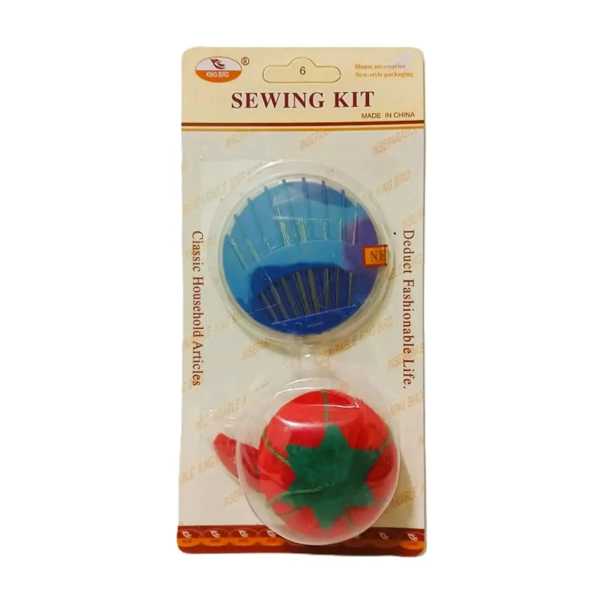 Kit de agujas con soporte para costura King Bird (24 U)