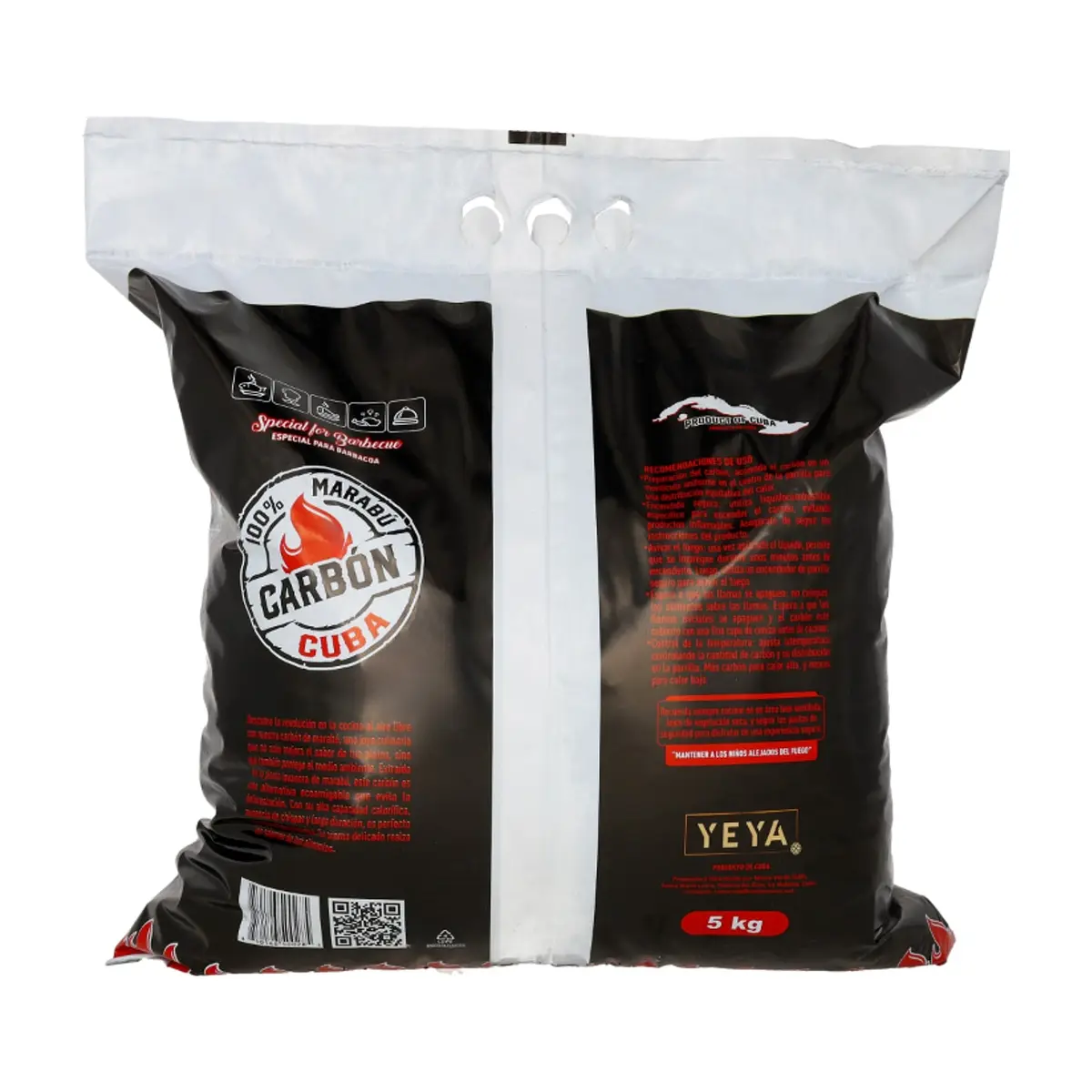 Carbón vegetal de marabú YEYA (5 kg / 11.02 lb) - Thumbnail 2