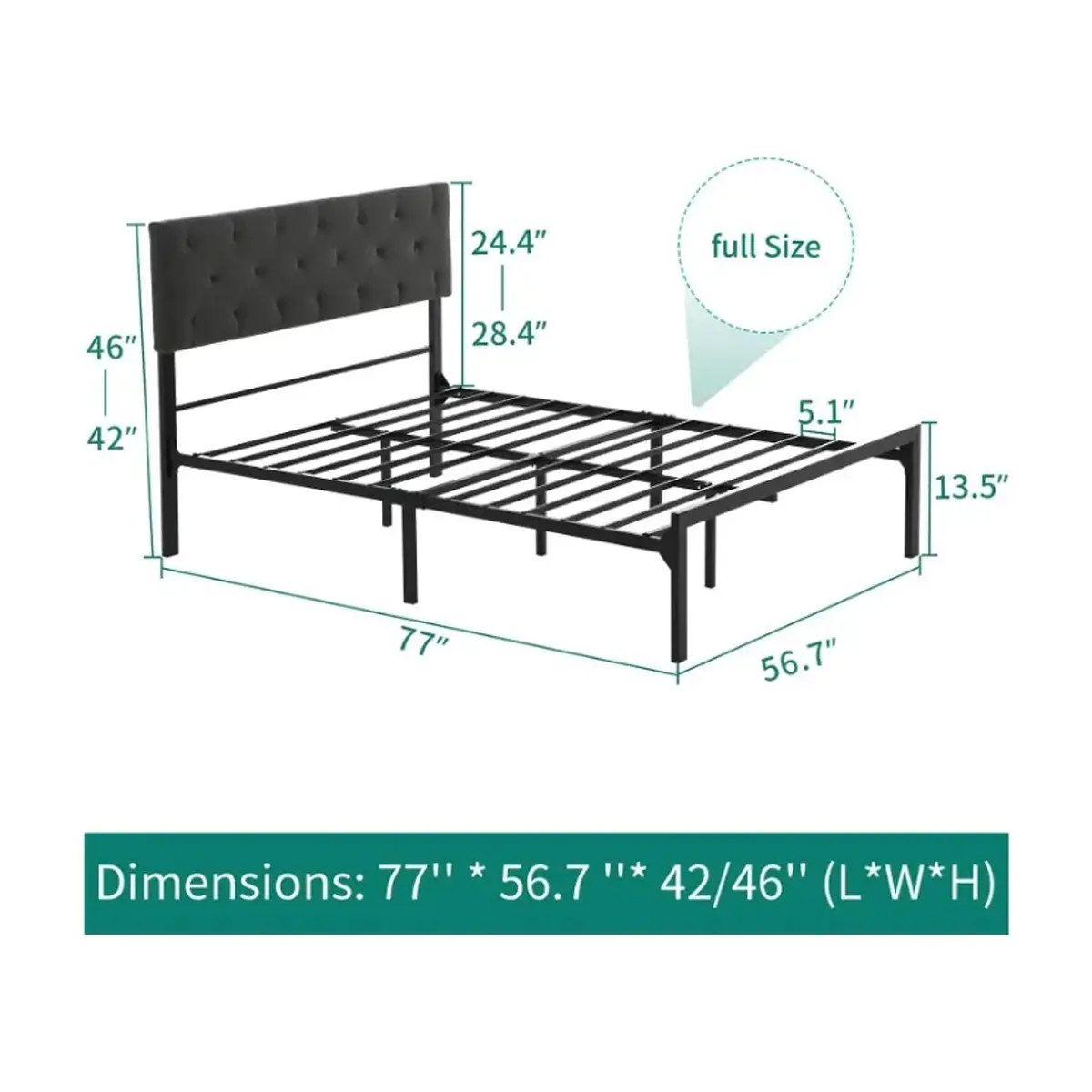 Plataforma de Cama Full (Matrimonial) - Thumbnail 2