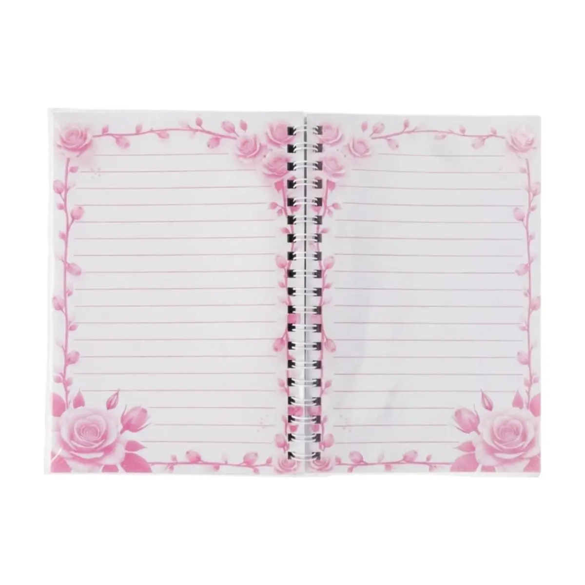 Estuche de regalo de agenda y flor artificial diseñado para mamá Tiara - Thumbnail 3