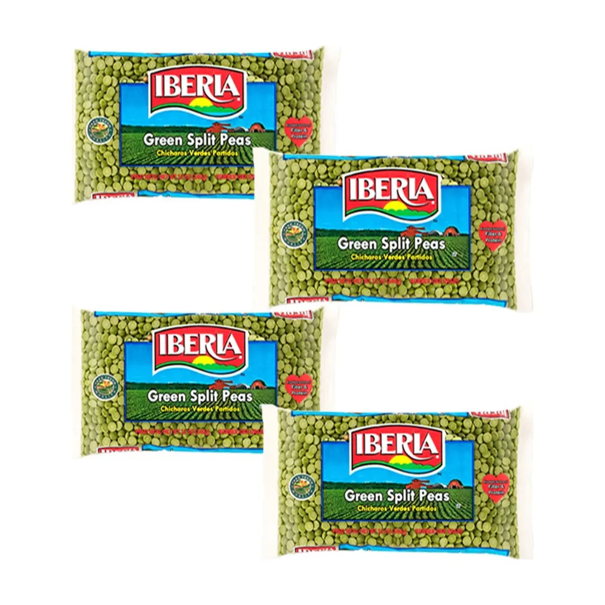 Chícharos verdes partidos Iberia ( 4 x 340 g / 12 oz) - Miniatura 1