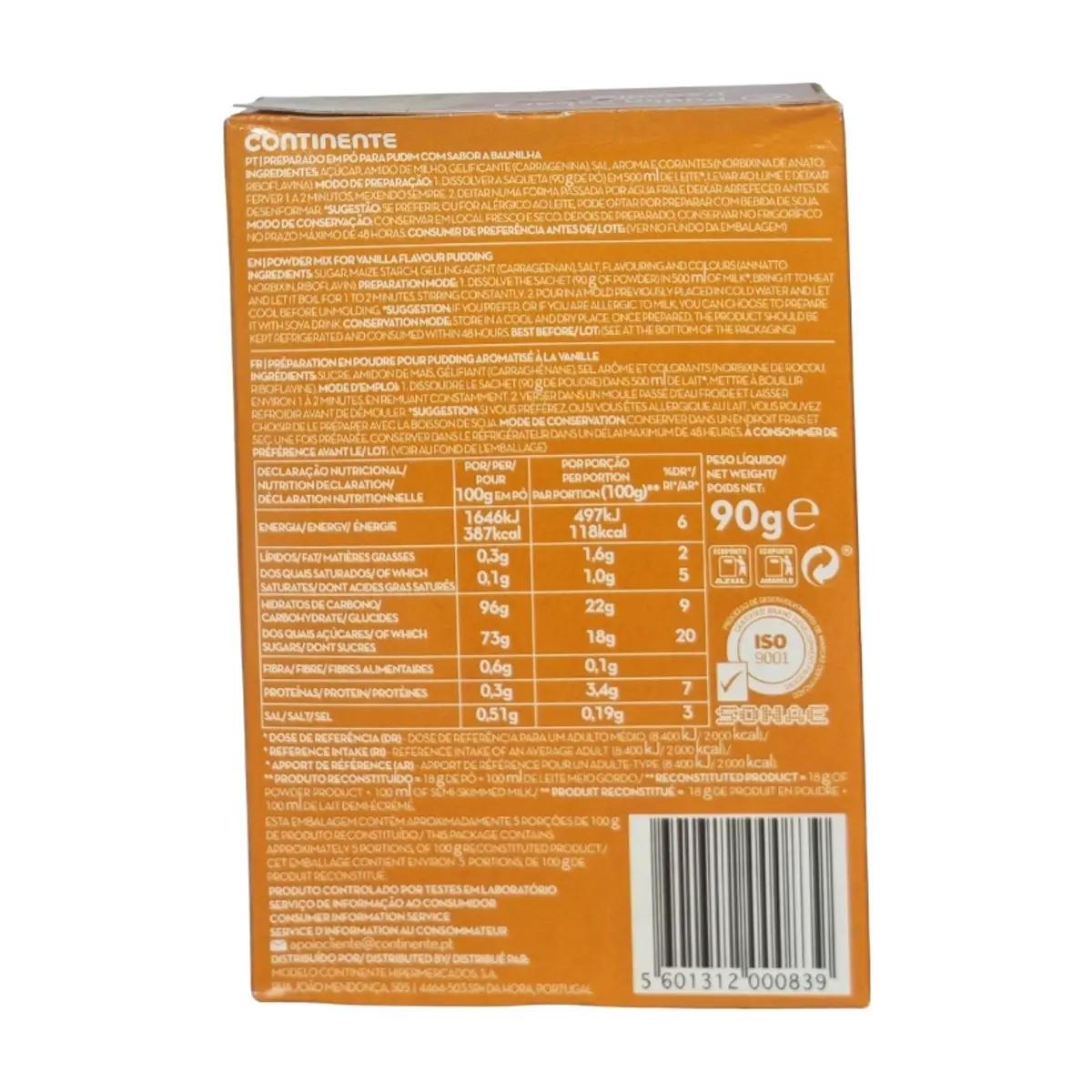 Pudín de vainilla Continente (90 g / 3.17 oz) - Thumbnail 3