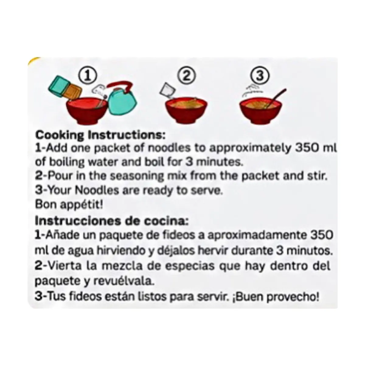 Sopa de fideos instantáneos sabor pollo Jolyni (85 g / 3 oz) - Thumbnail 4