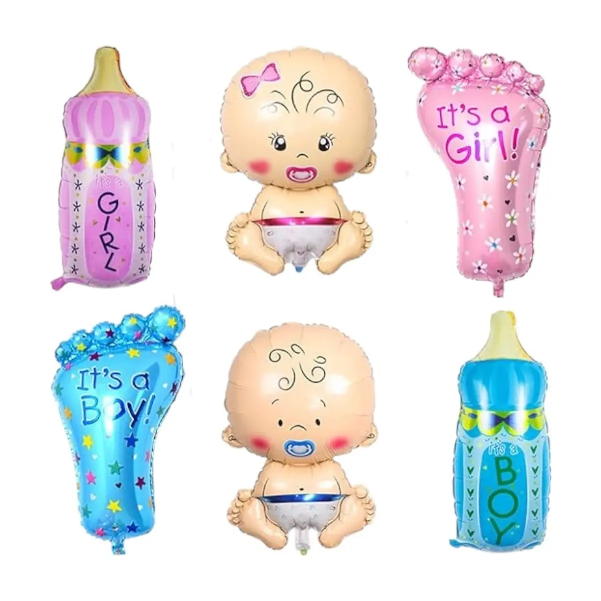 Set de globos para revelación de género