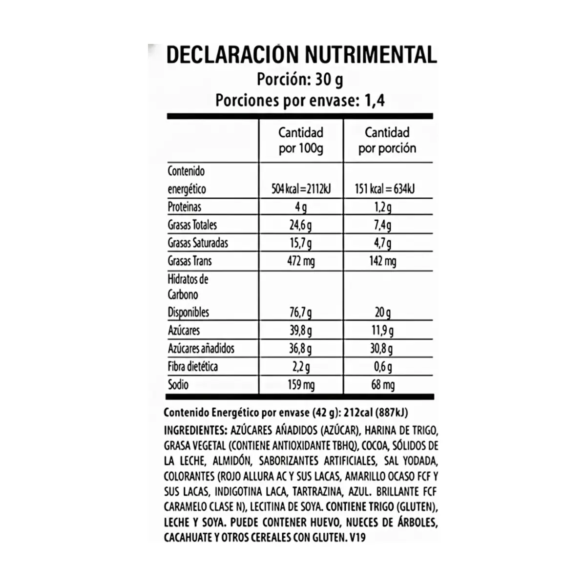 Galletas tipo wafer con relleno sabor a chocolate Gamesa Cremax (42 g / 1.48 oz) - Thumbnail 2