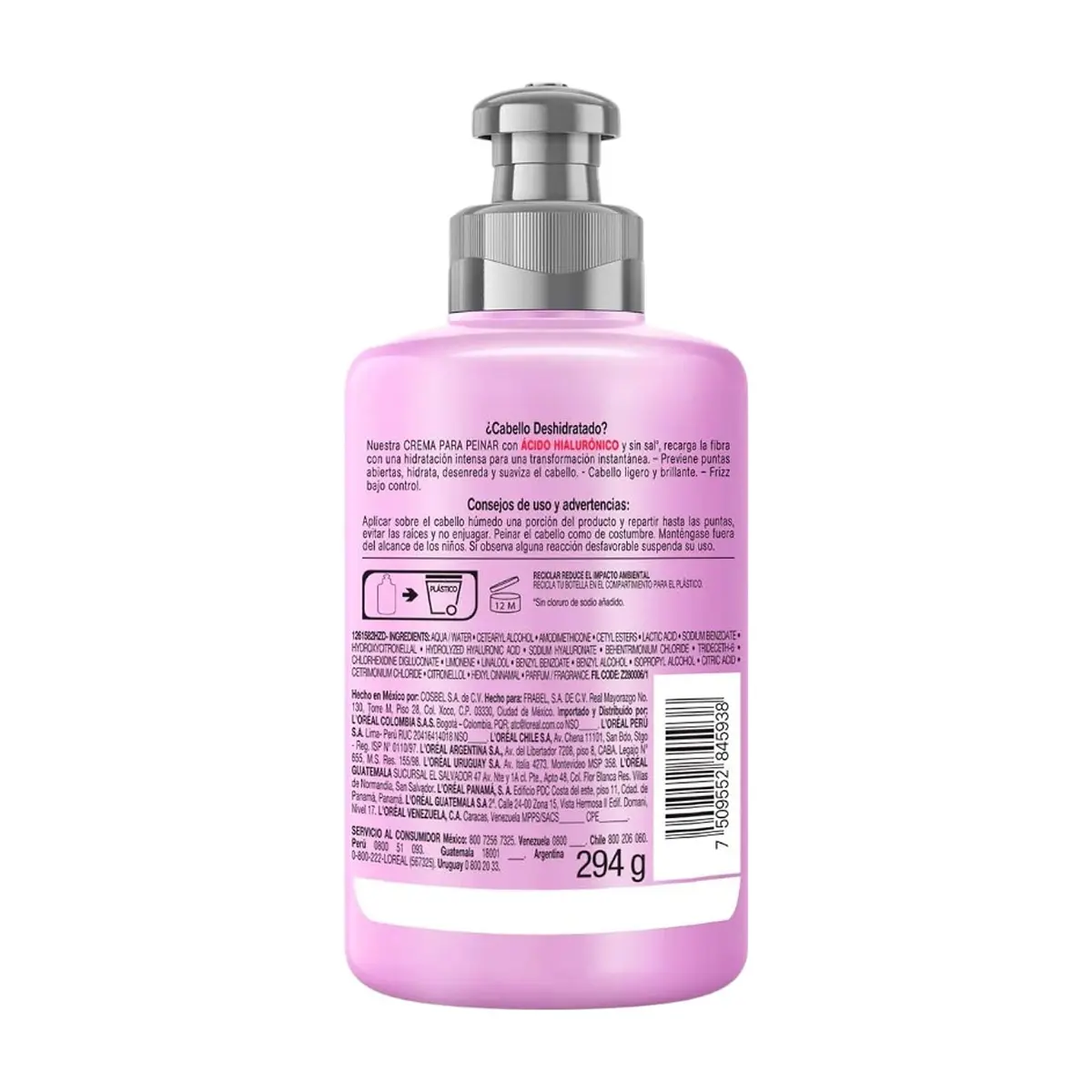 Crema para peinar hidra hialurónico L'Oréal Elvive (300 ml) - Thumbnail 2