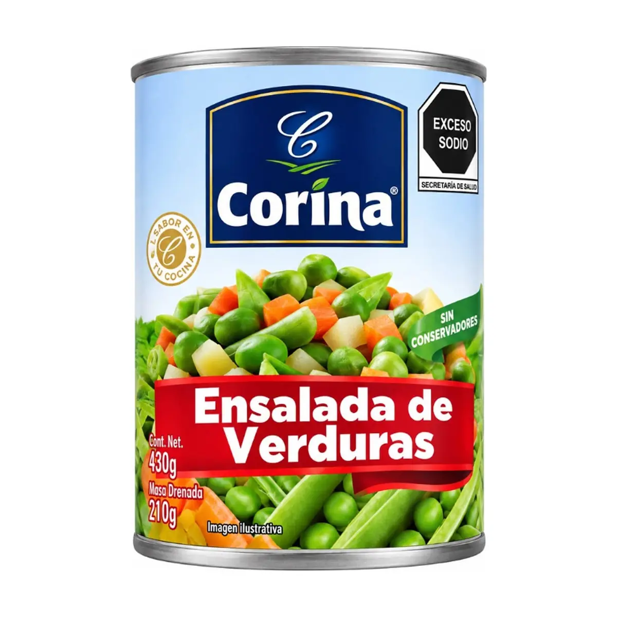 Ensalada de verduras Corina (430 g / 15.17 oz)