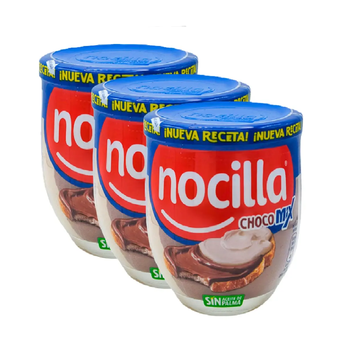 Crema sabor choco leche Nocilla (3 x 180 g / 6.34 oz)