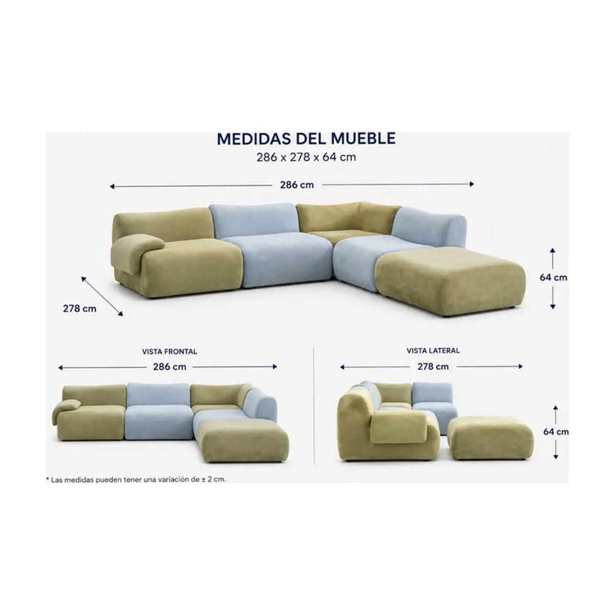 Sofá Modular Premium Elements EL-C007 - Thumbnail 2