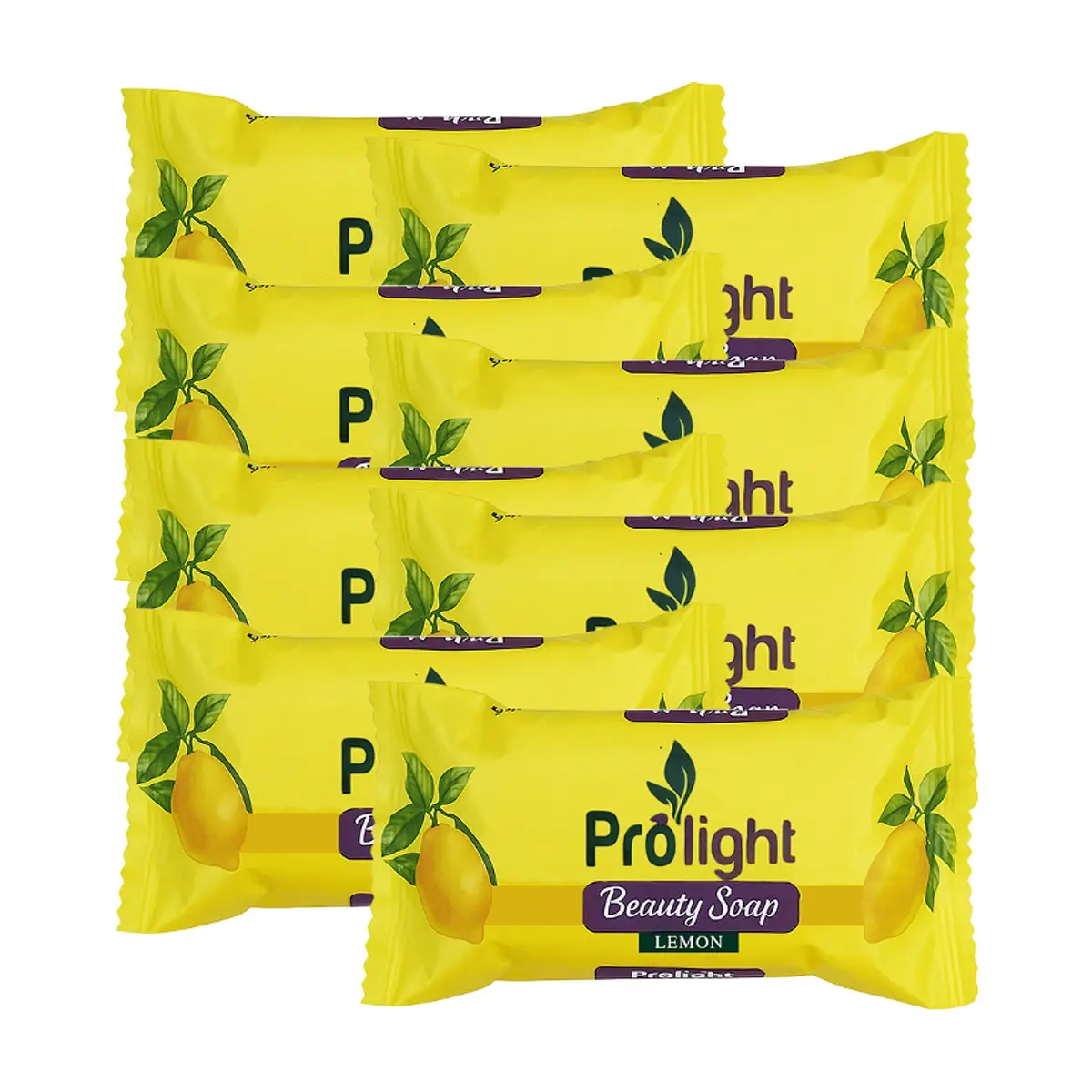 Jabón de belleza con fragancia a limón Prolight (8 x 100 g / 3.52 oz)