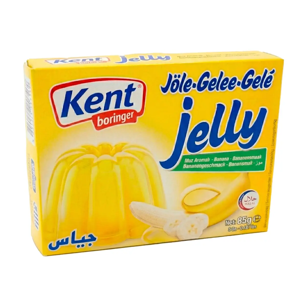 Gelatina con sabor a plátano Kent Boringer (85 g / 3 oz) - Thumbnail 2