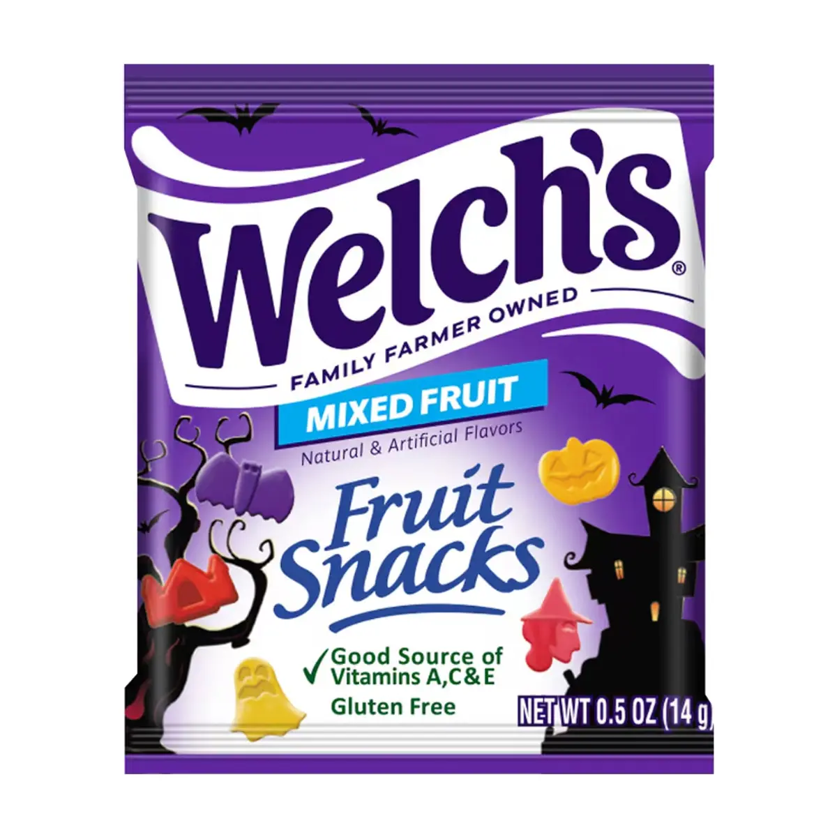 Bocadillos de frutas mixtas Halloween Welch's (14 g) - Miniatura 1