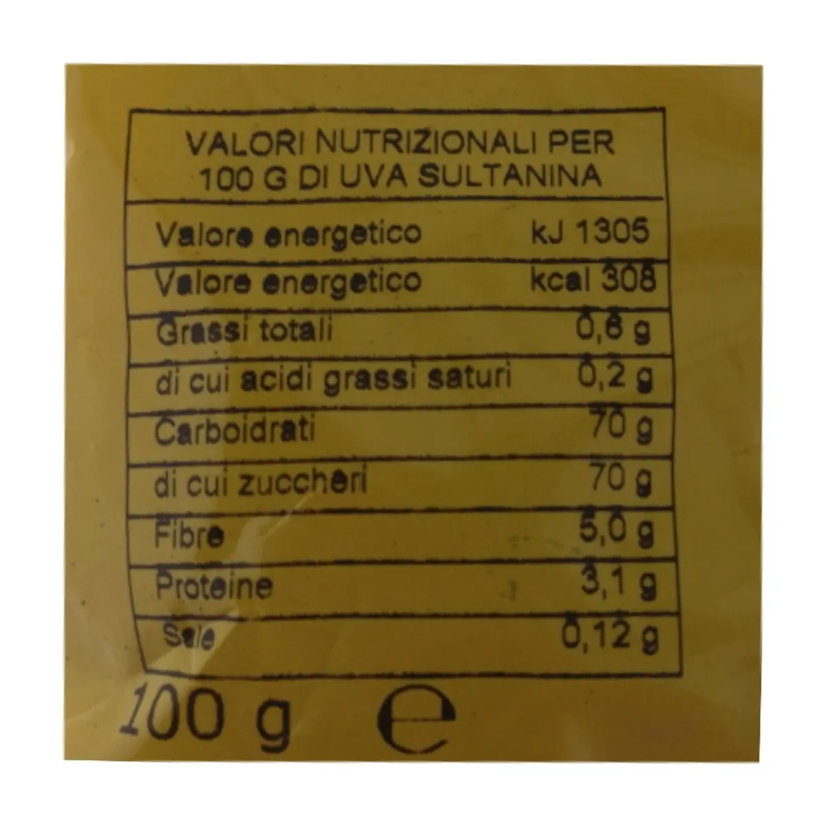 Uvas pasas sultaninas deshidratadas Life (100 g / 3.5 oz) - Thumbnail 9