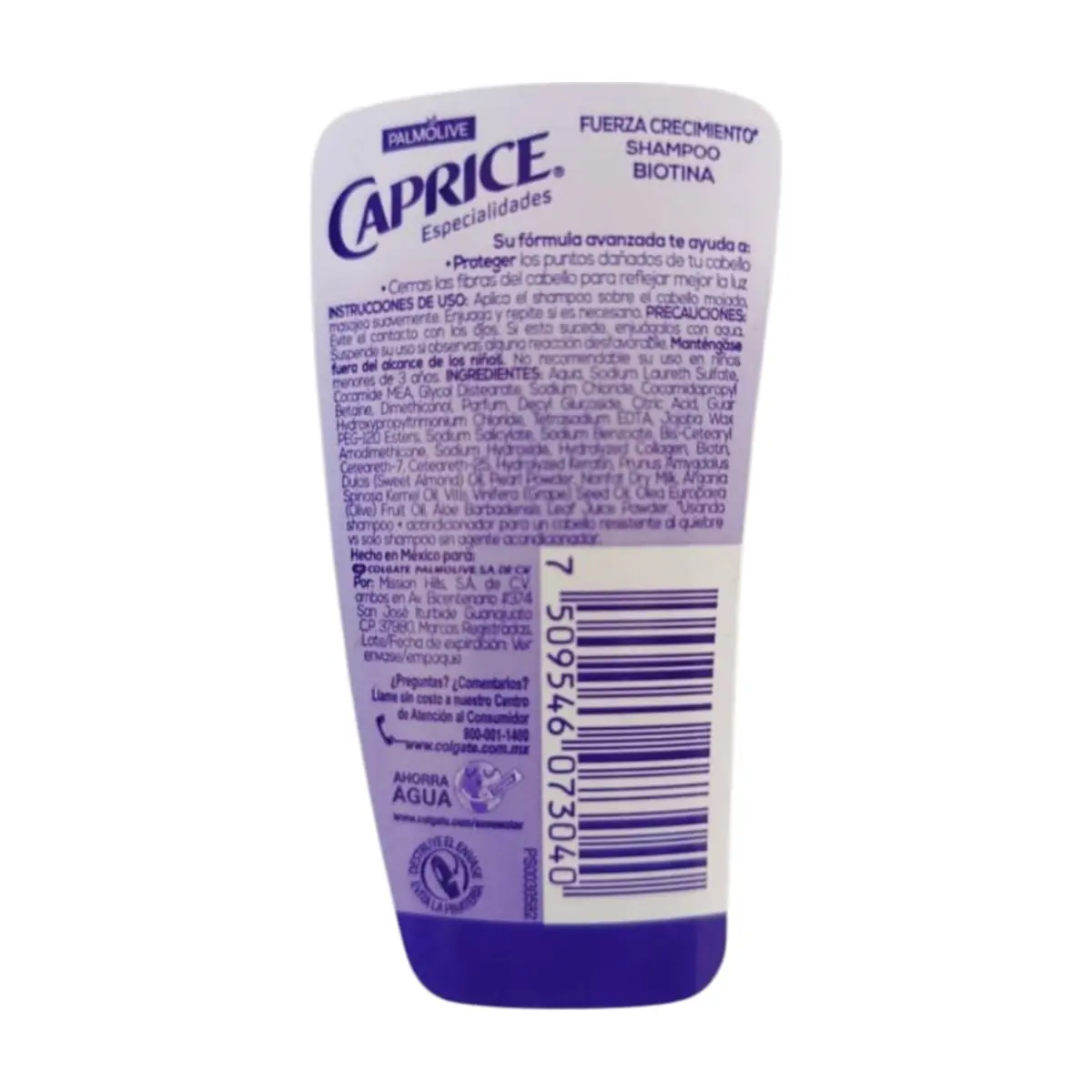 Champú fuerza y crecimiento biotina Caprice Especialidades Palmolive (200 ml / 7 oz) - Thumbnail 10