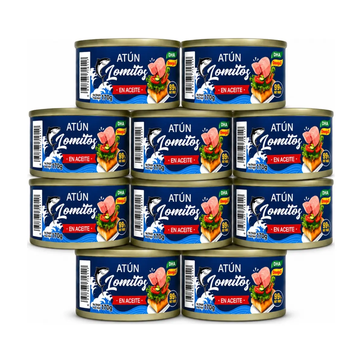 Atún lomitos en aceite Lucy (10 x 170 g / 5.99 oz) - Thumbnail 2