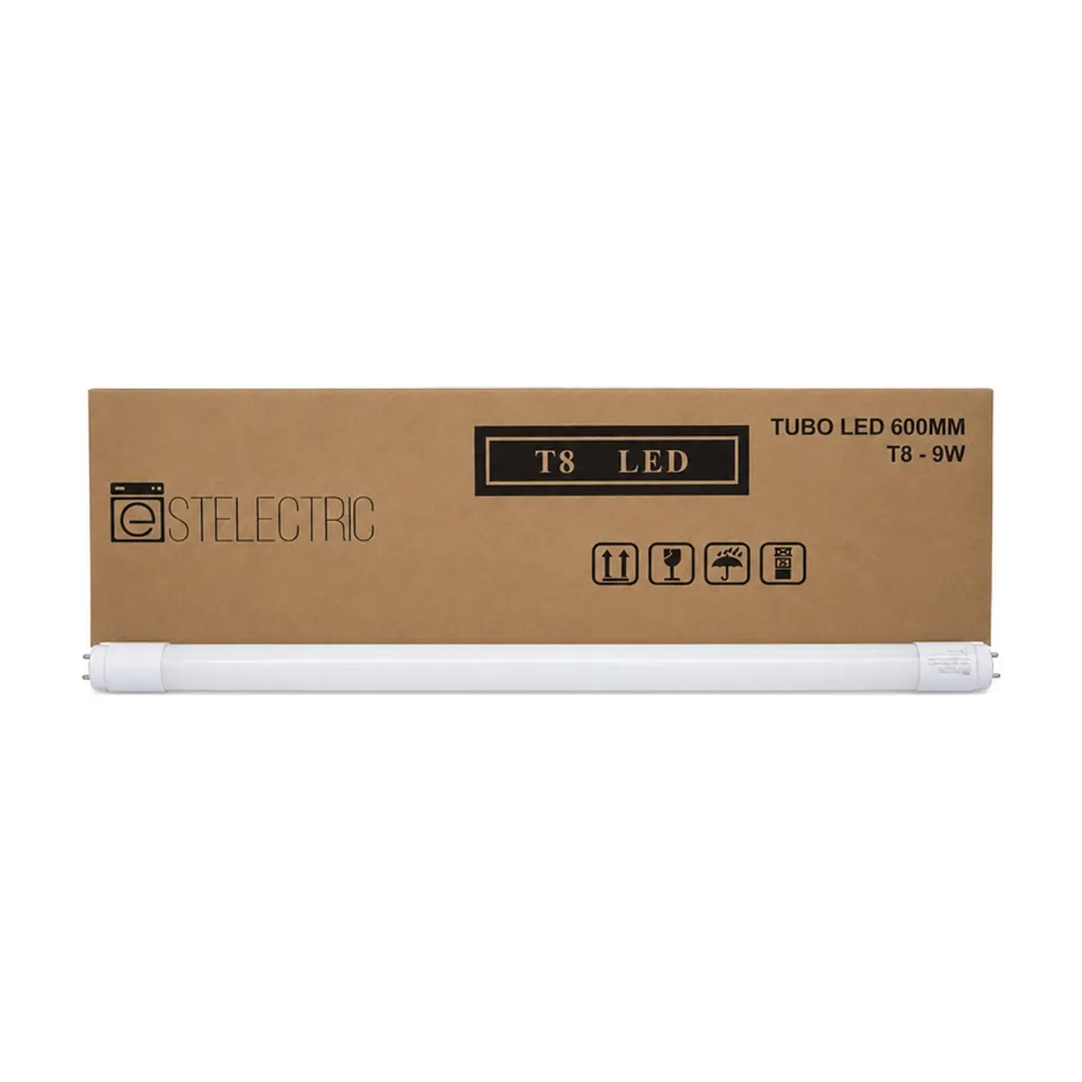 Caja de tubos LED de cristal de 9 W Estelectric T8 (30 U)