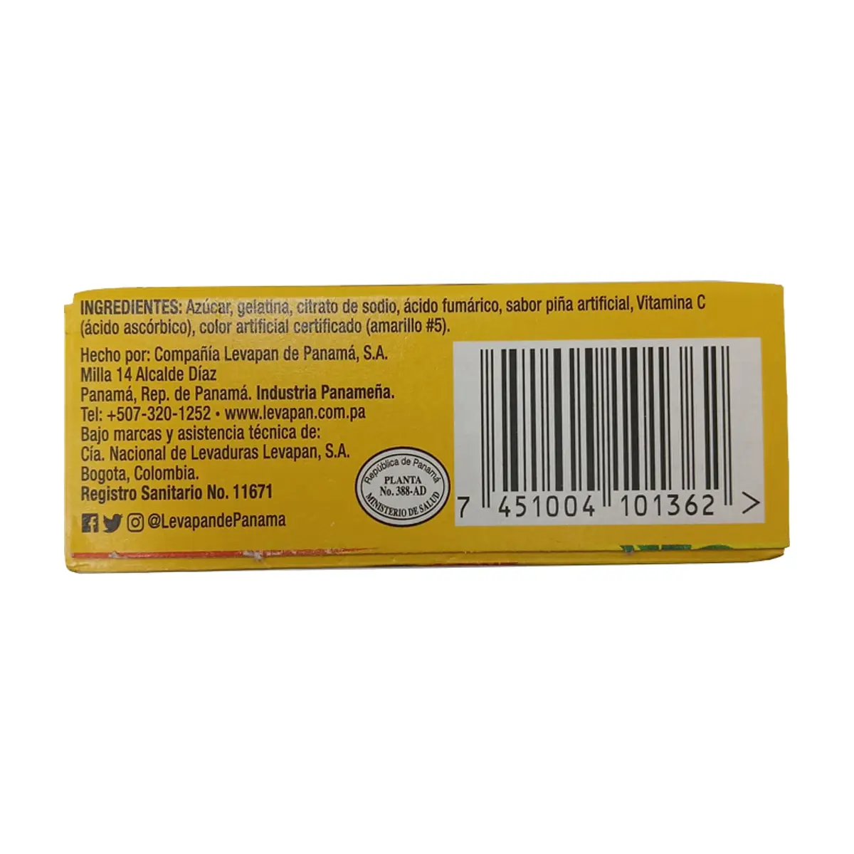 Gelatina sabor piña Gel´hada (170 g / 6 oz) - Thumbnail 2