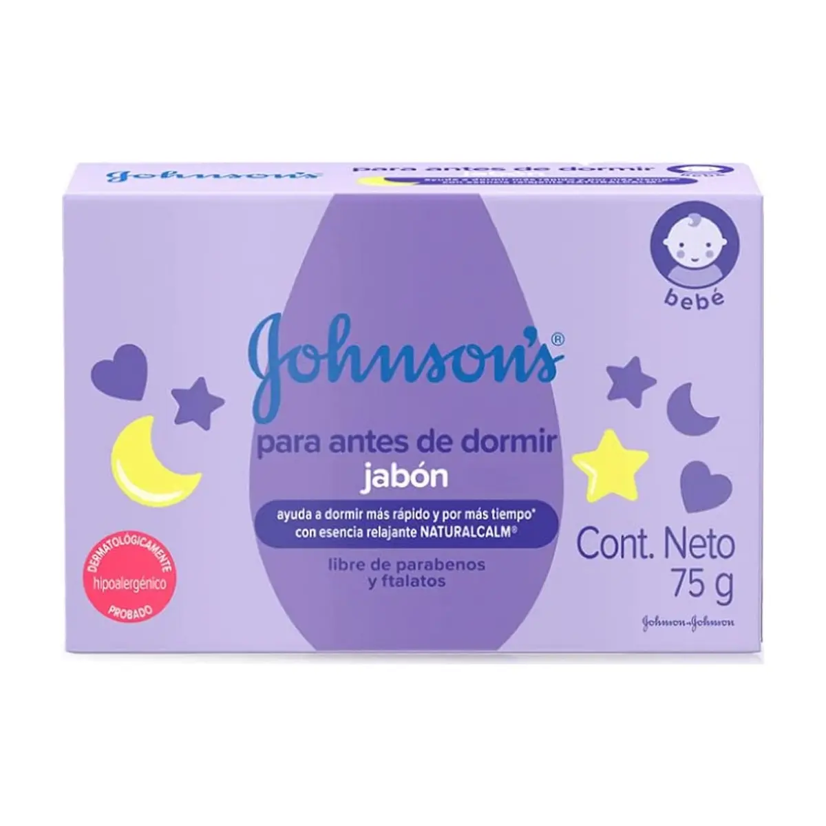 Jabón en barra para bebé Johnson's (75 g / 2.64 oz) - Thumbnail 2