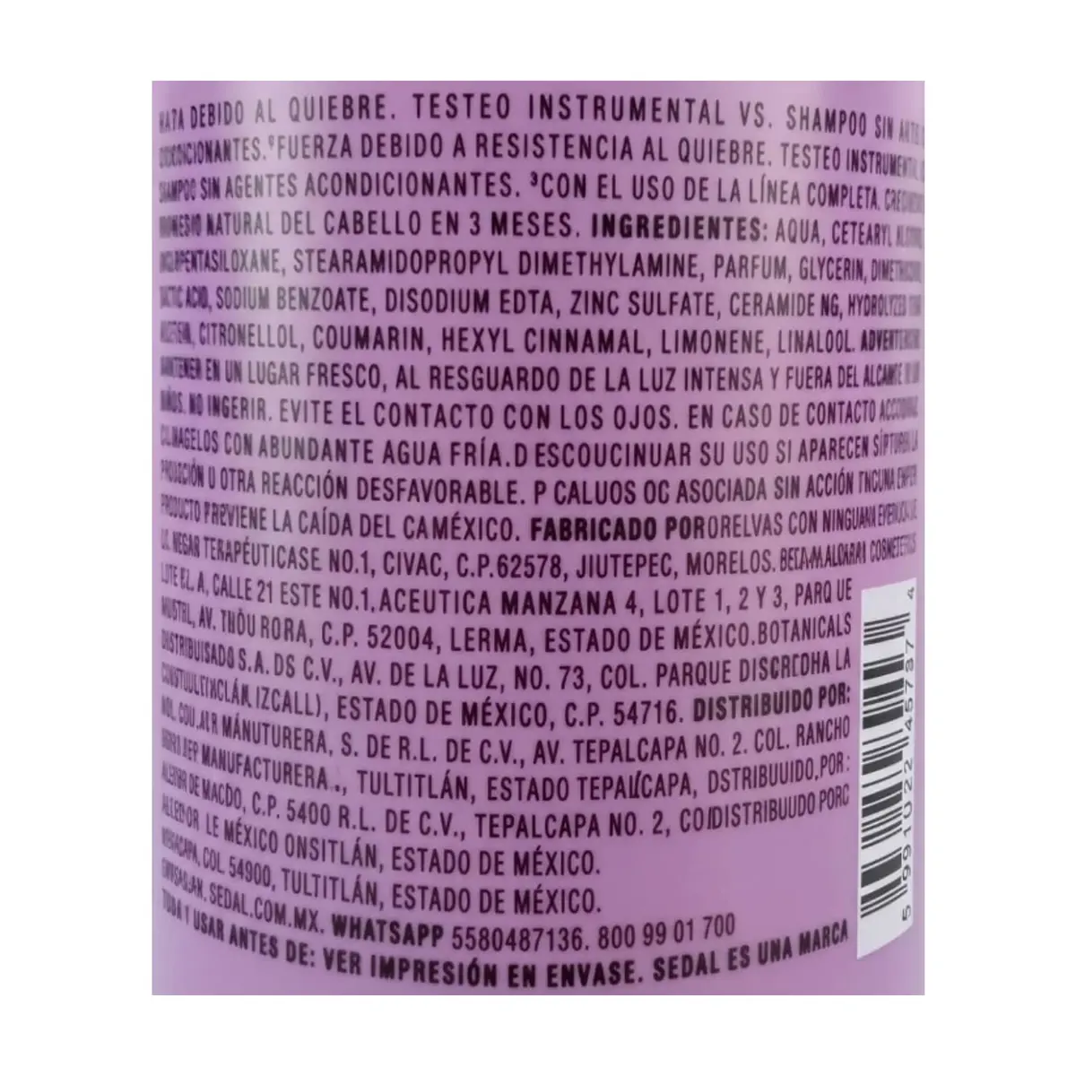 Crema para peinar Mega Crecimiento Sedal (300 ml) - Thumbnail 2