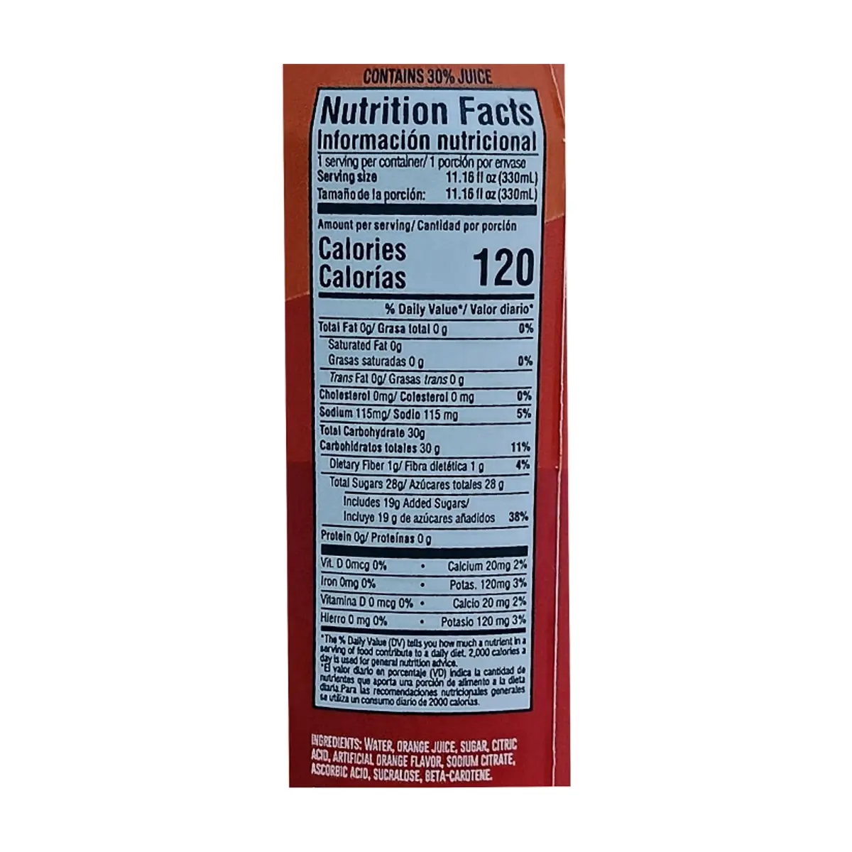 Jugo de naranja Fresko (330 ml / 11.16 oz) - Thumbnail 2