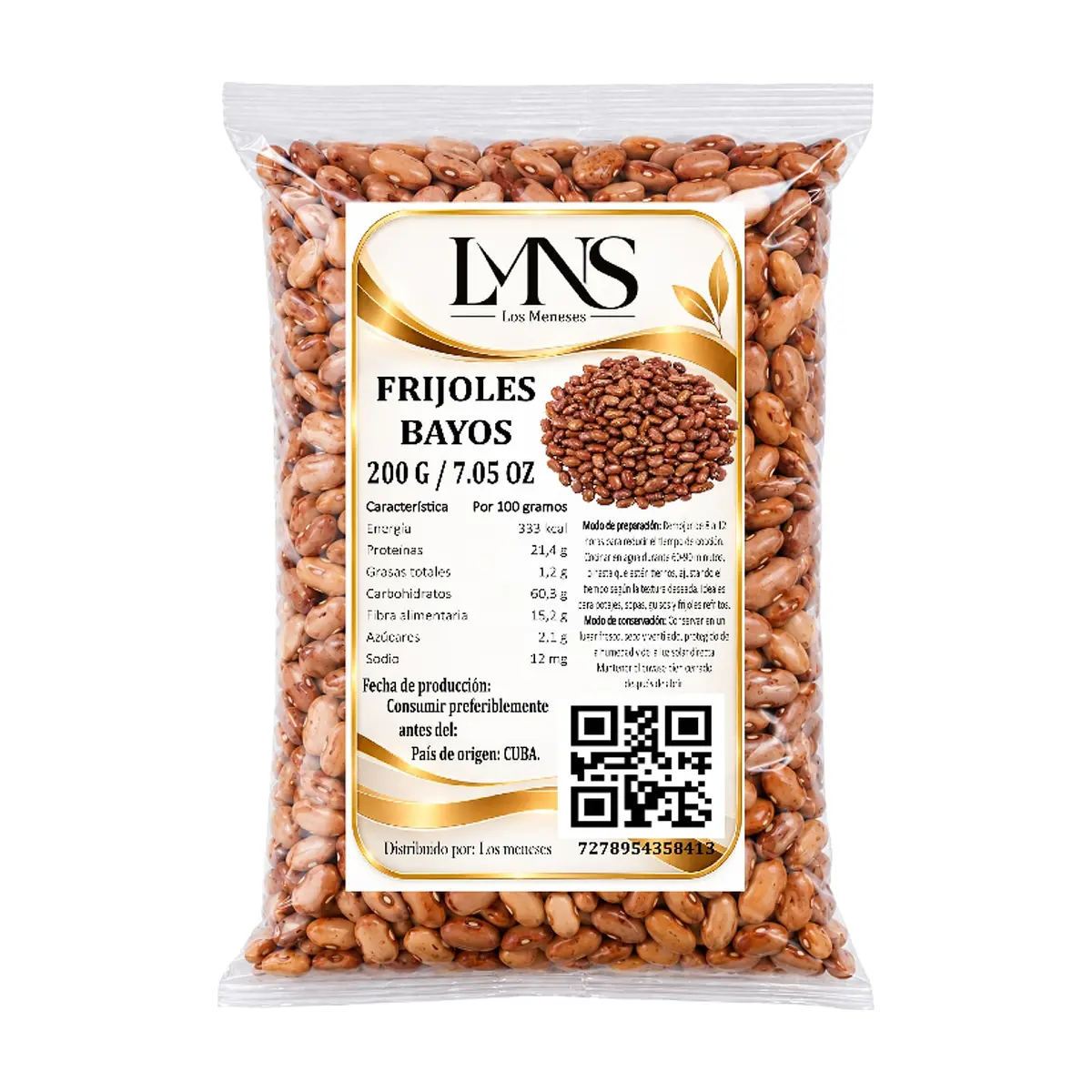 Frijoles bayos Los Meneses (200 g / 7.05 oz) - Miniatura 1