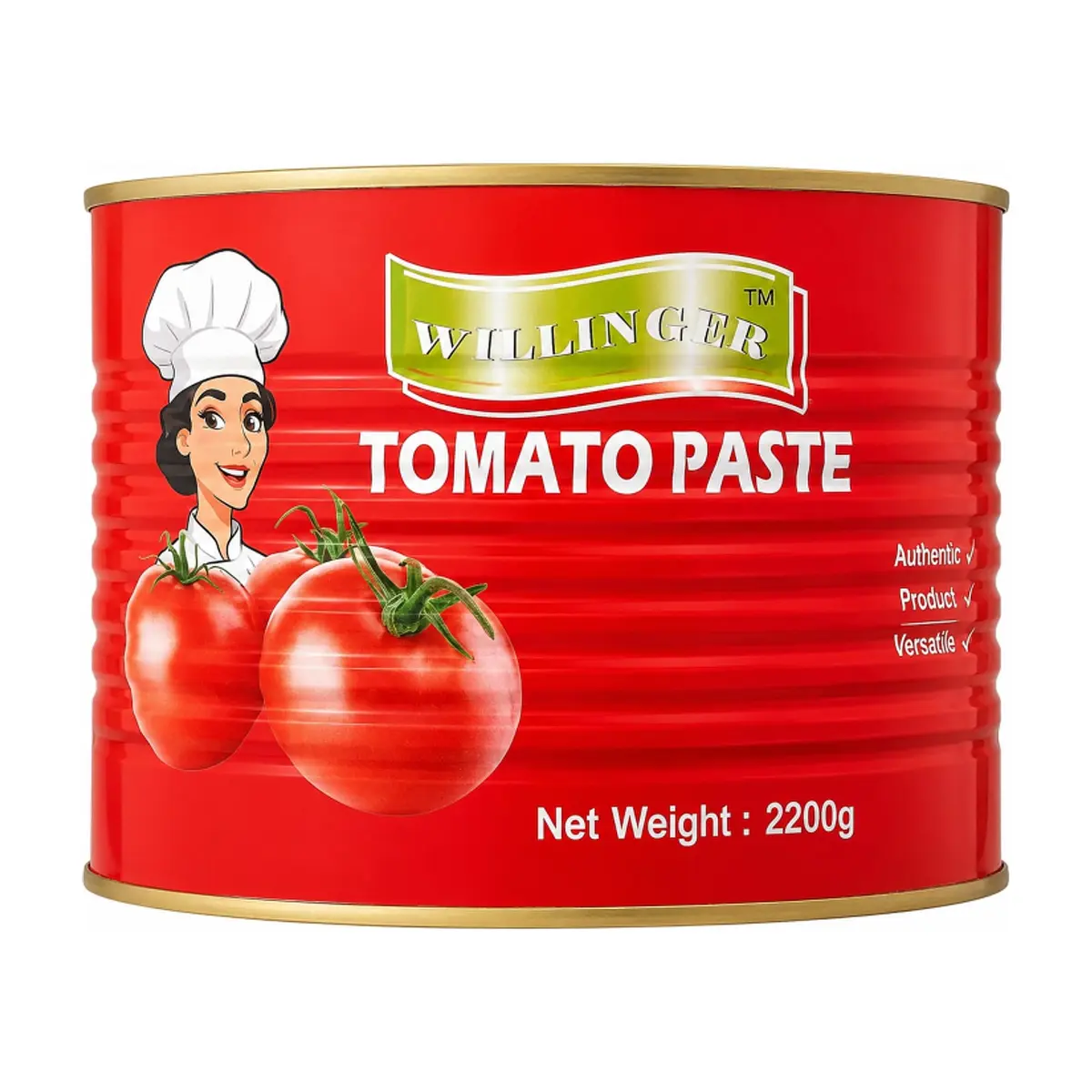 Pasta de tomate Willinger (2.2 kg / 4.85 lb)