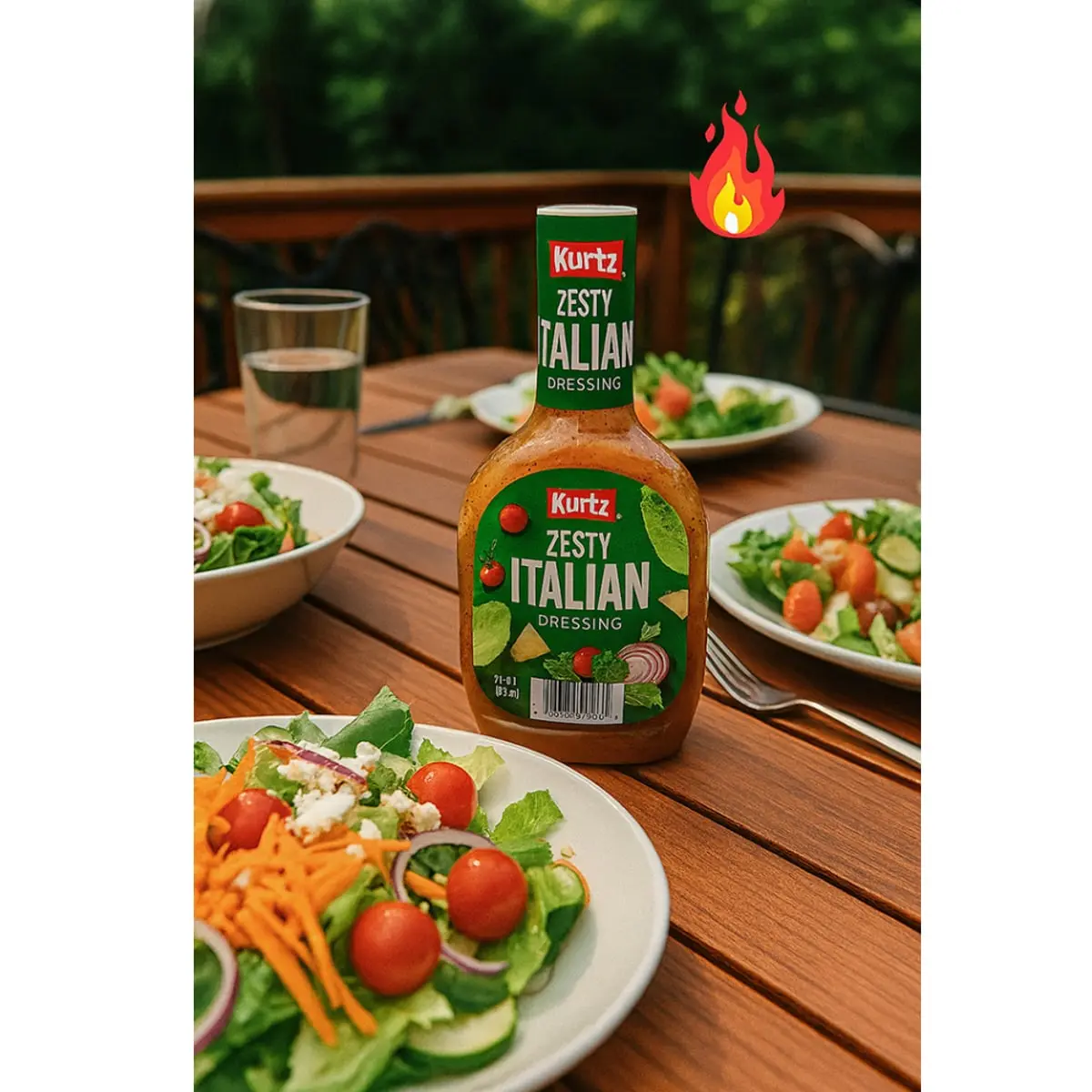 Aderezo picante italiano Kurtz (473 ml / 16 fl. oz) - Thumbnail 4