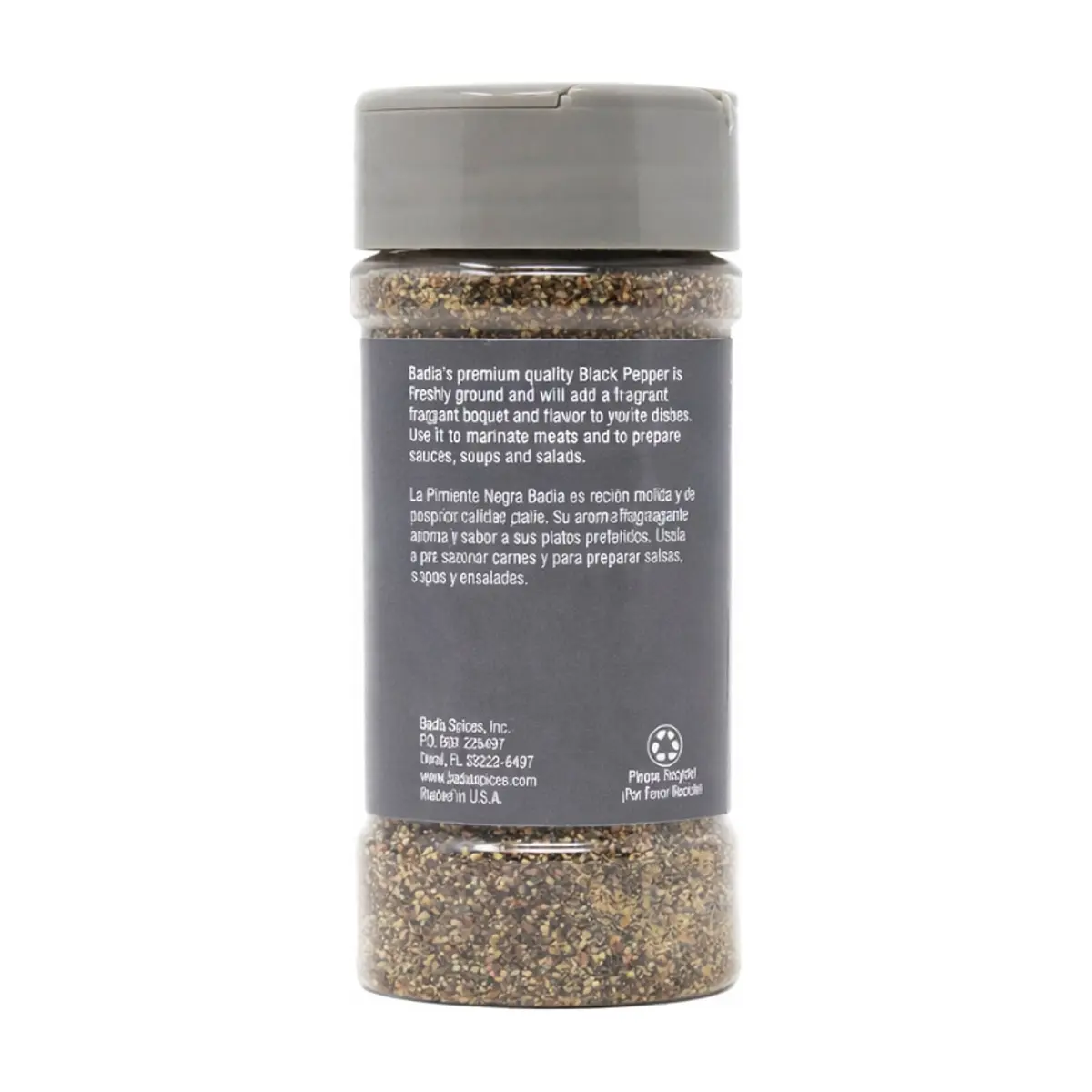 Pimienta negra molida Badia (56.7 g / 2 oz) - Thumbnail 4