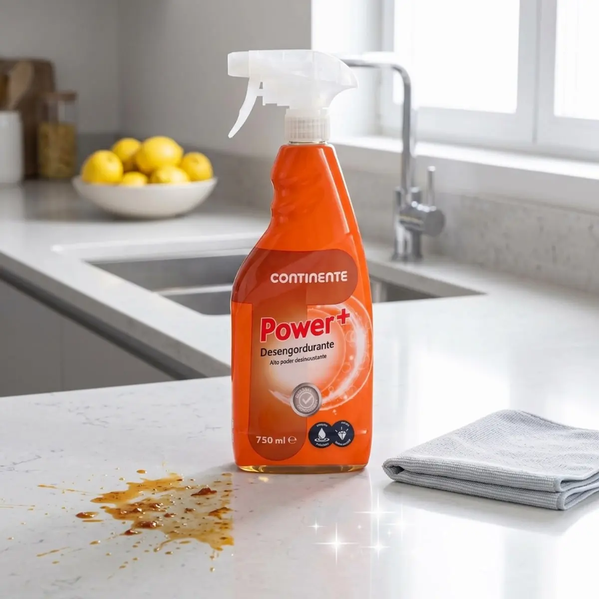 Spray desengrasante Power+ Continente (750 ml / 25.36 floz) - Thumbnail 5