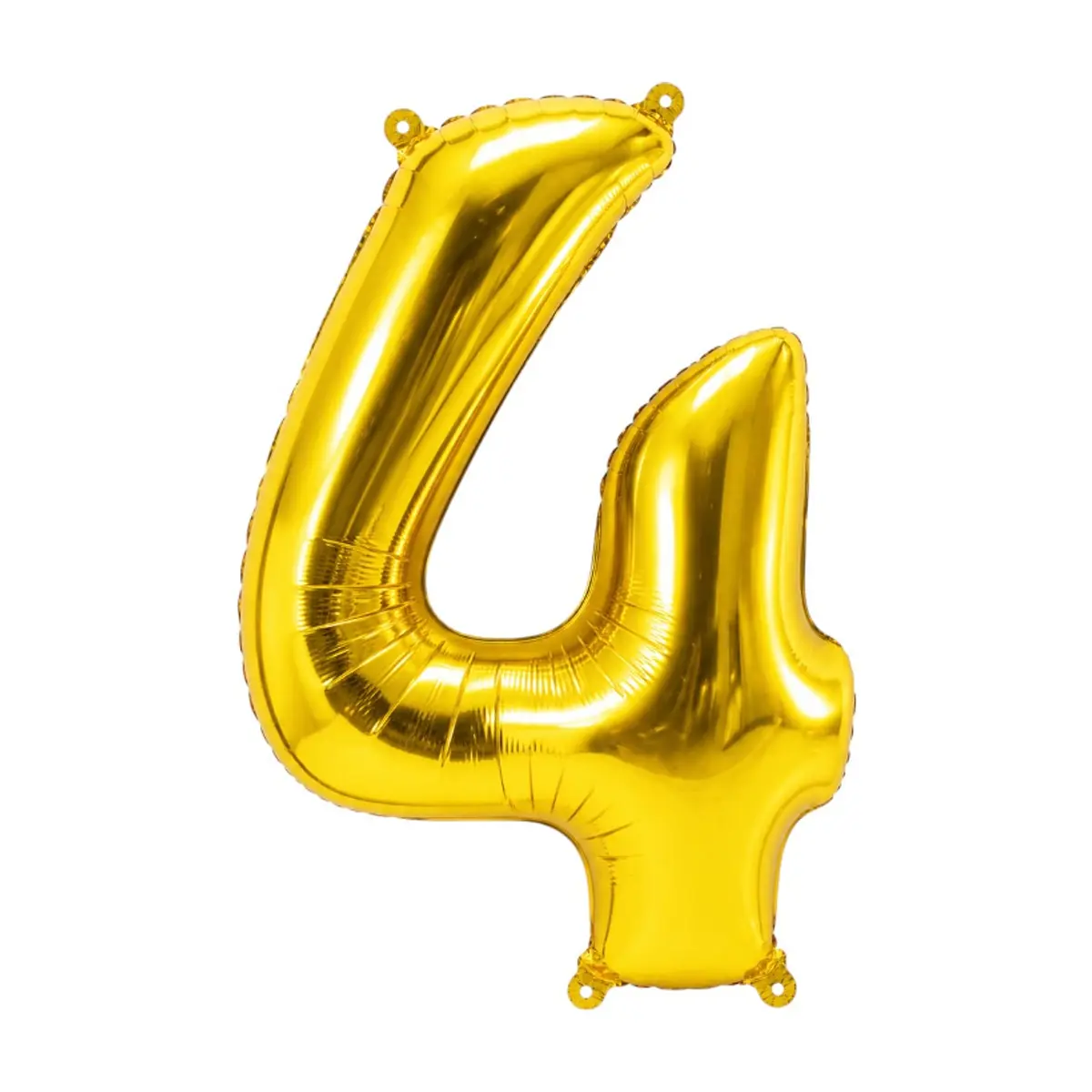 Globo dorado número 4 de 16 pulgadas Balloon