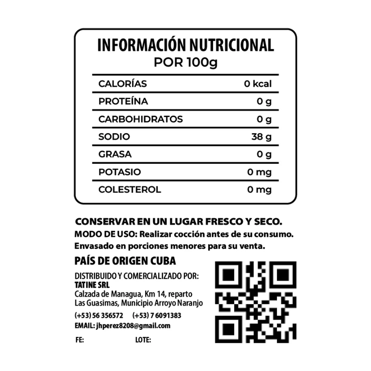 Sal común LJD (5 x 1 kg / 2.2 lb) - Thumbnail 3