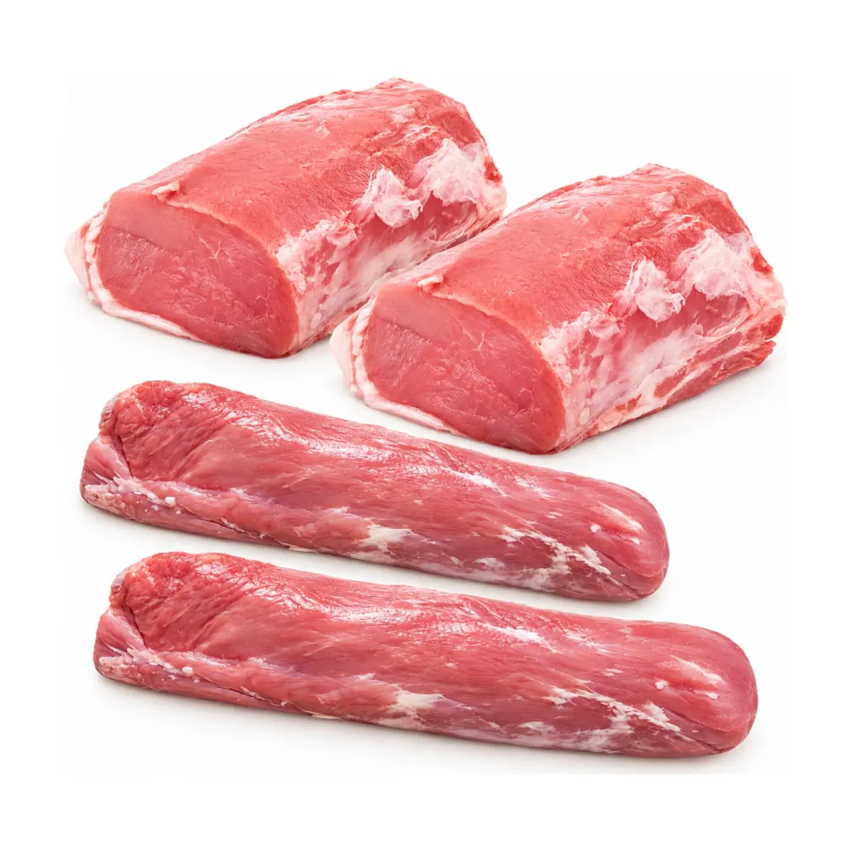 Solomillo de cerdo congelado sin hueso + Lomo de cerdo sin piel y sin hueso PDL LMC - Imagen 1