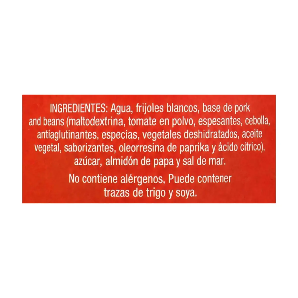 Frijoles con cerdo Proluxsa Casera (425 g / 15 oz) - Miniatura 3