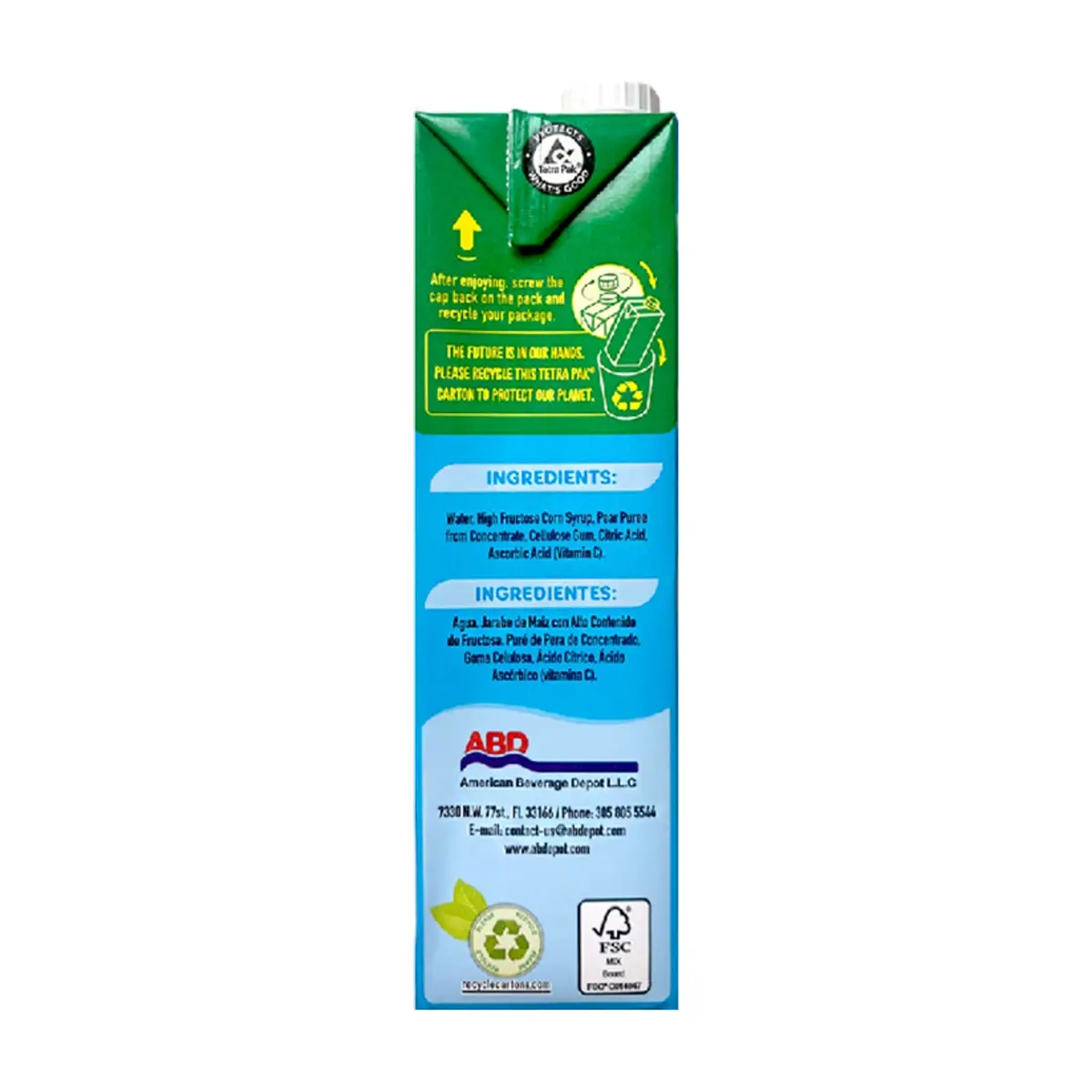 Jugo sabor pera Goliath (4 x 946 ml / 32 fl oz) - Thumbnail 2