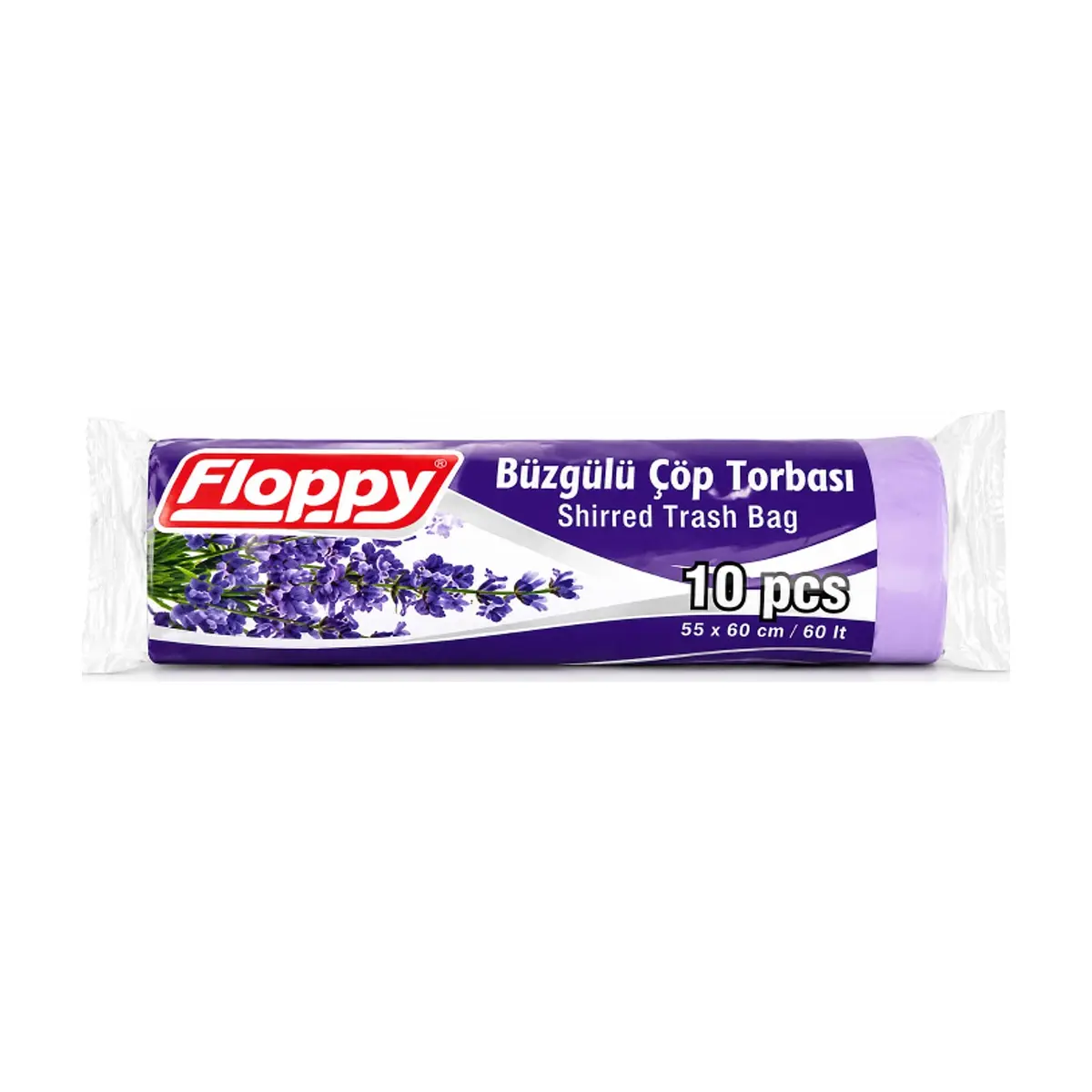 Bolsas de basura con pliegues con aroma a lavanda Floppy (10 U)