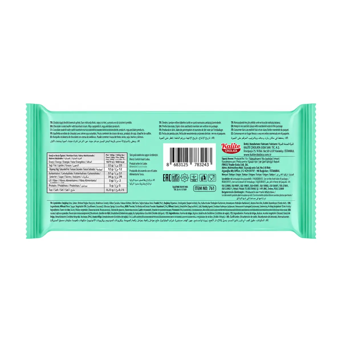 Oblea con sandía Bravissimo Pro Sweet (50 g / 1.76 oz) - Thumbnail 2